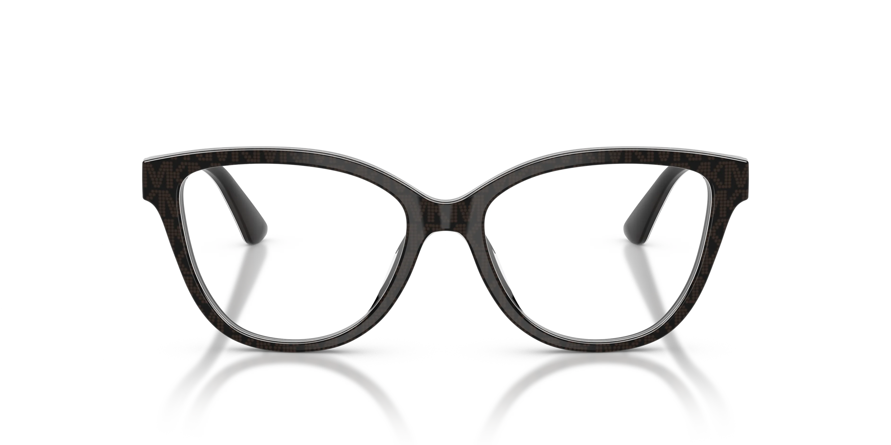 Michael Kors MK4195U PUERTO RICO 3706 Montature da vista Acetato Marrone Trasparente Cat Eye Normale - immagine 3