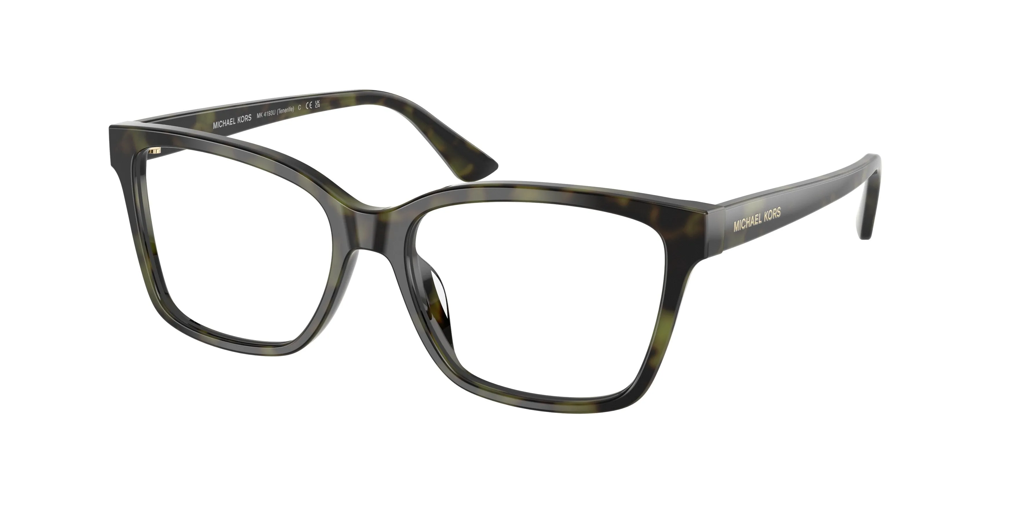 Michael Kors MK4193U TENERIFE 3922 Montature da vista Acetato Verde Trasparente Squadrata Normale - immagine 1
