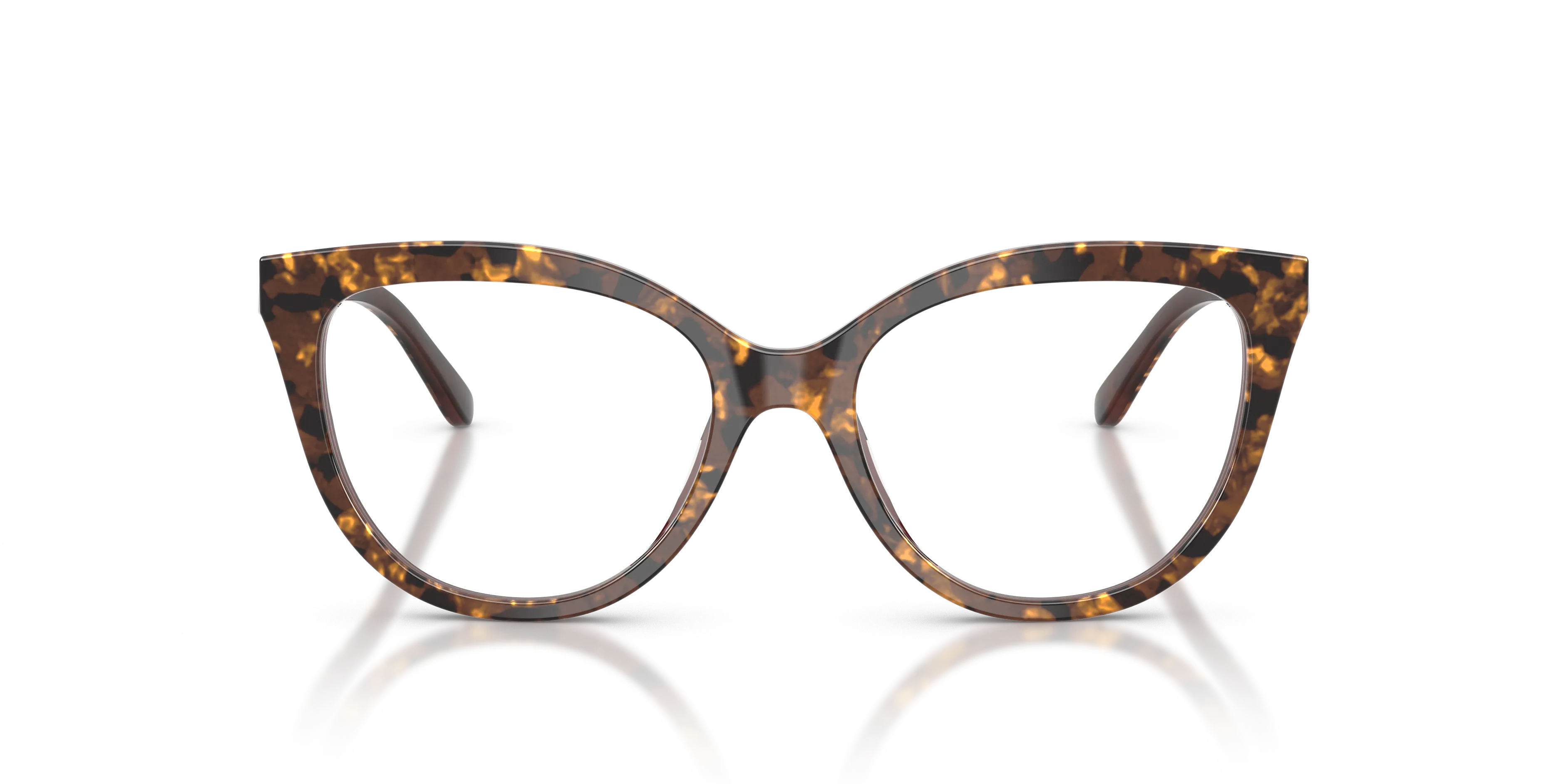 Michael Kors MK4162 GREAT ABACO 4016 Montature da vista Acetato Marrone Trasparente Cat Eye Normale - immagine 3