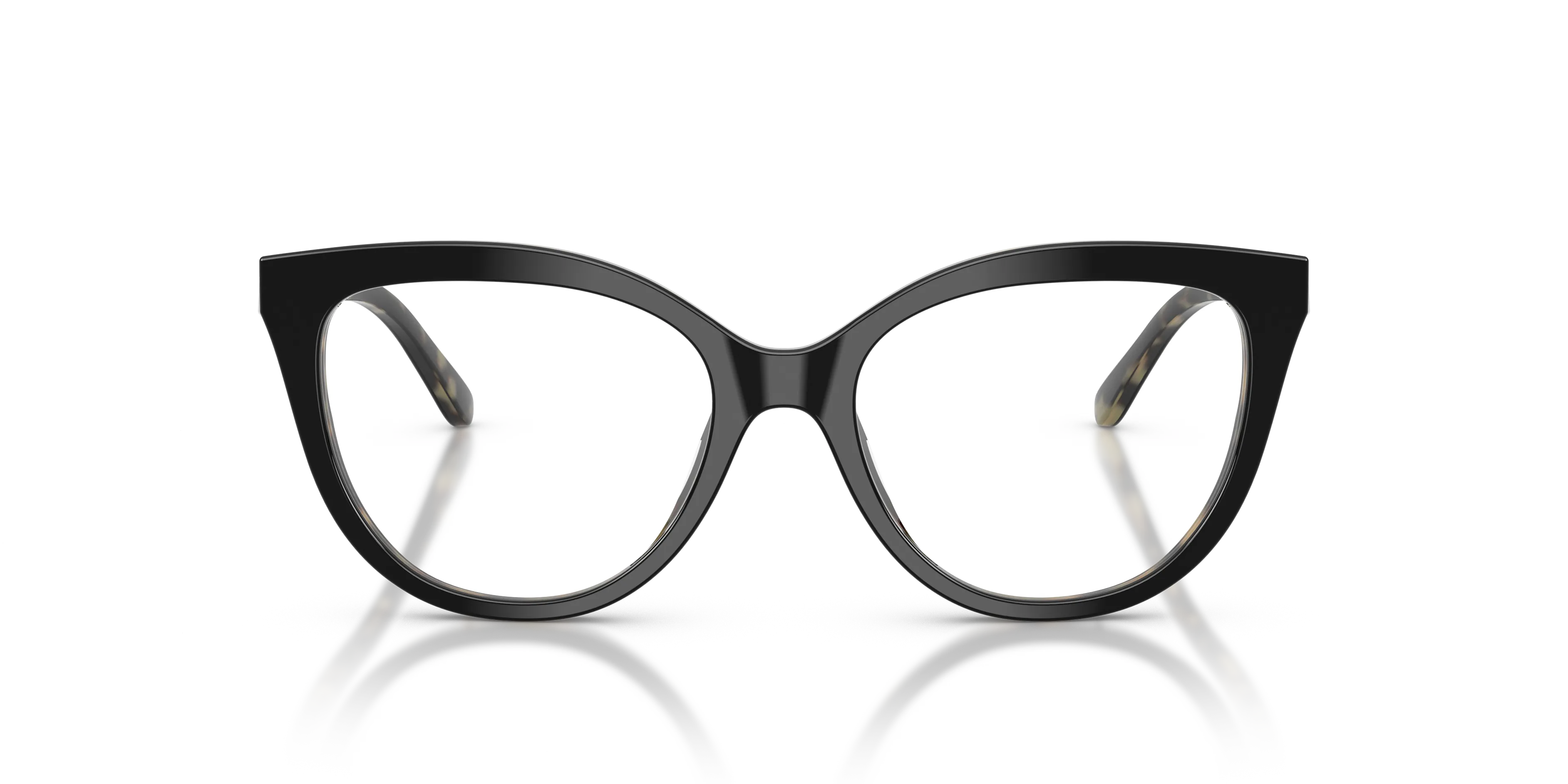 Michael Kors MK4162 GREAT ABACO 3950 Montature da vista Acetato Nero Trasparente Cat Eye Normale - immagine 3
