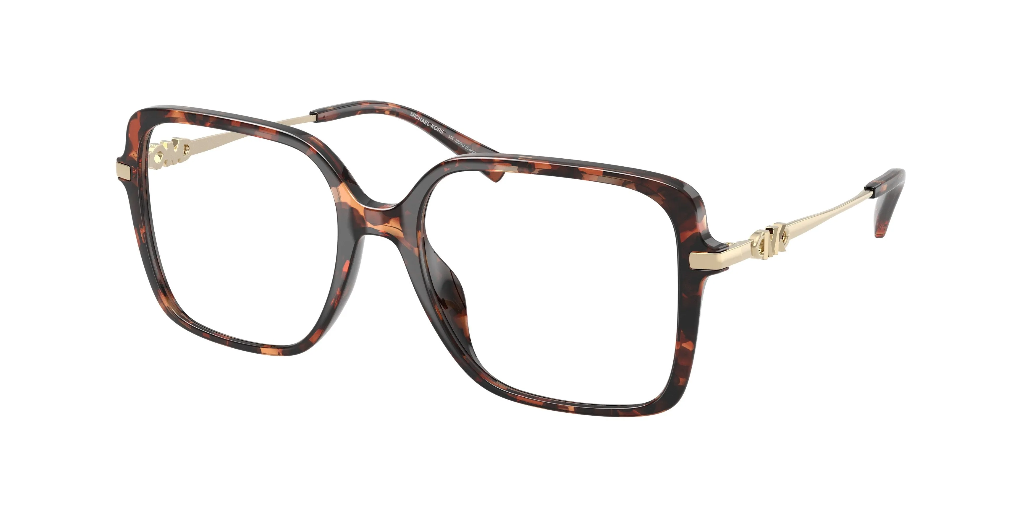 Michael Kors MK4095U DOLONNE 4031 Montature da vista Iniettato Tartaruga Trasparente Squadrata Normale - immagine 1