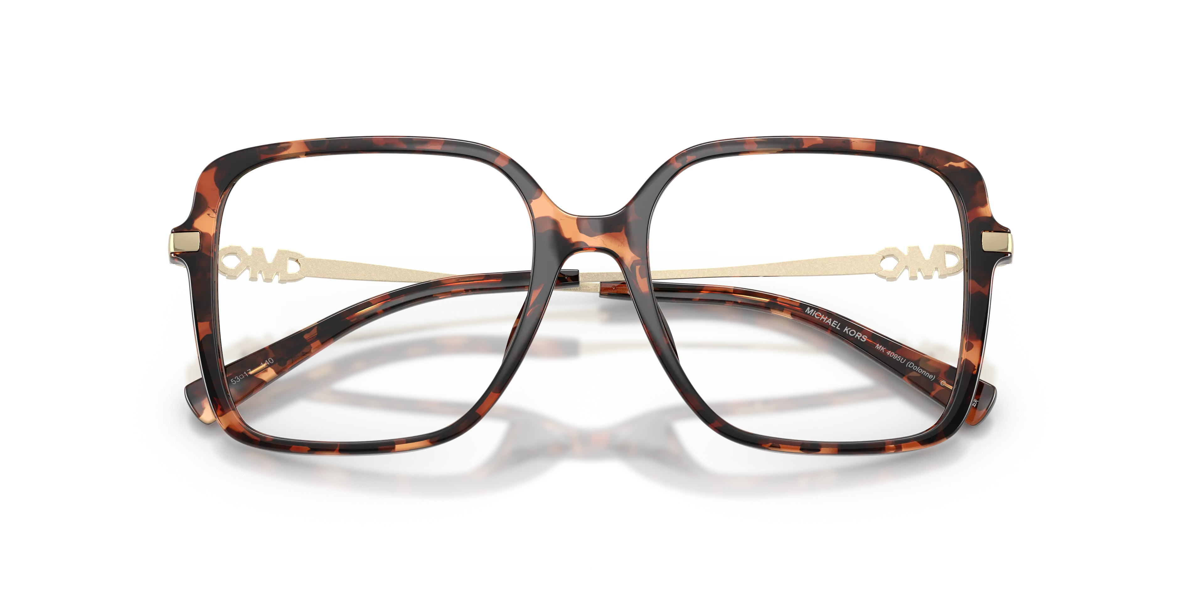 Michael Kors MK4095U DOLONNE 4031 Montature da vista Iniettato Tartaruga Trasparente Squadrata Normale - immagine 2