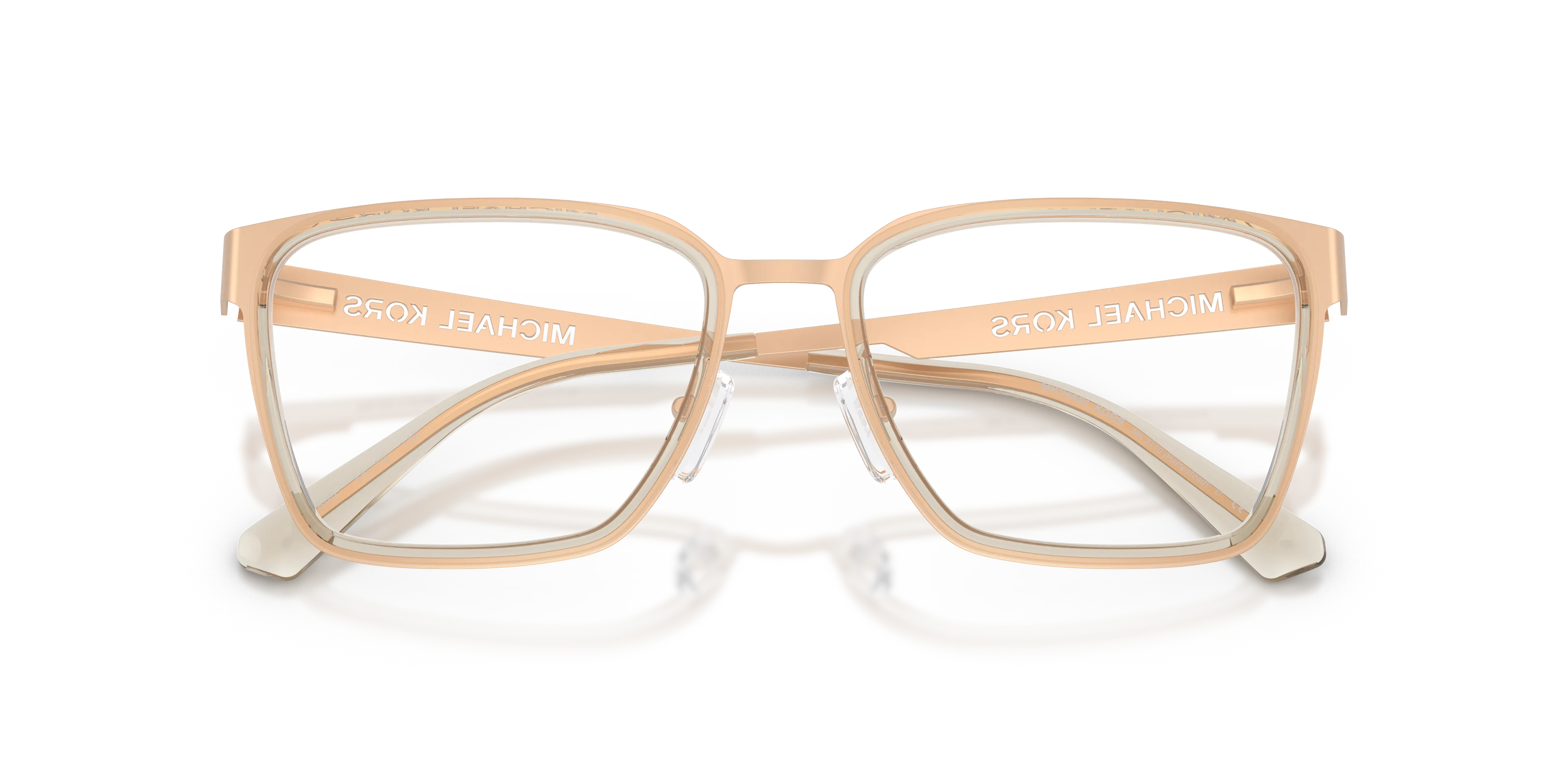 Michael Kors MK3110 HAMPSTEAD 1899 Montature da vista Metallo Marrone Trasparente Squadrata Normale - immagine 2