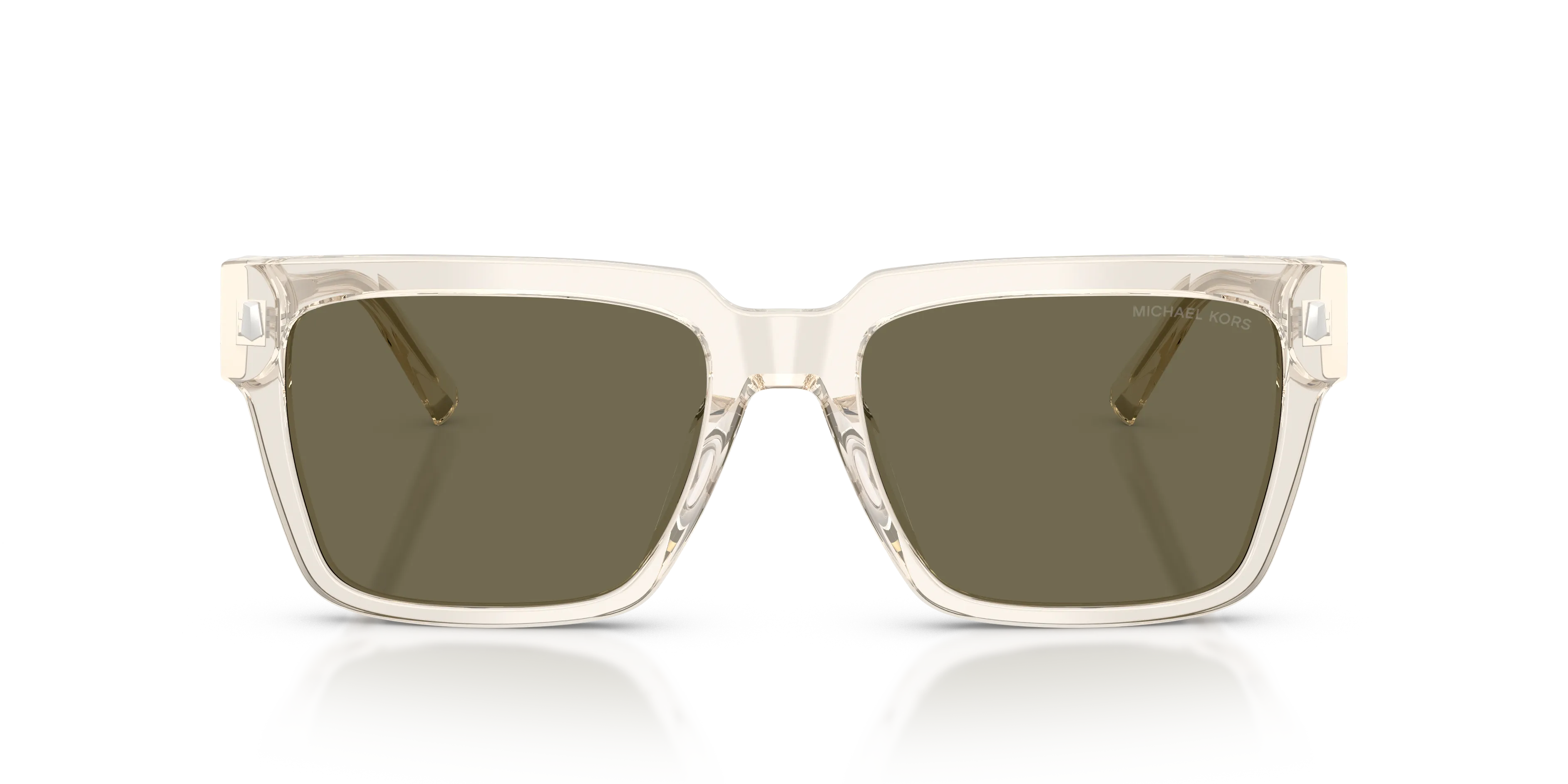 Michael Kors MK2297U DUBROVNIK 40503 Occhiali da sole Acetato Beige Marrone Squadrata Normale - immagine 3