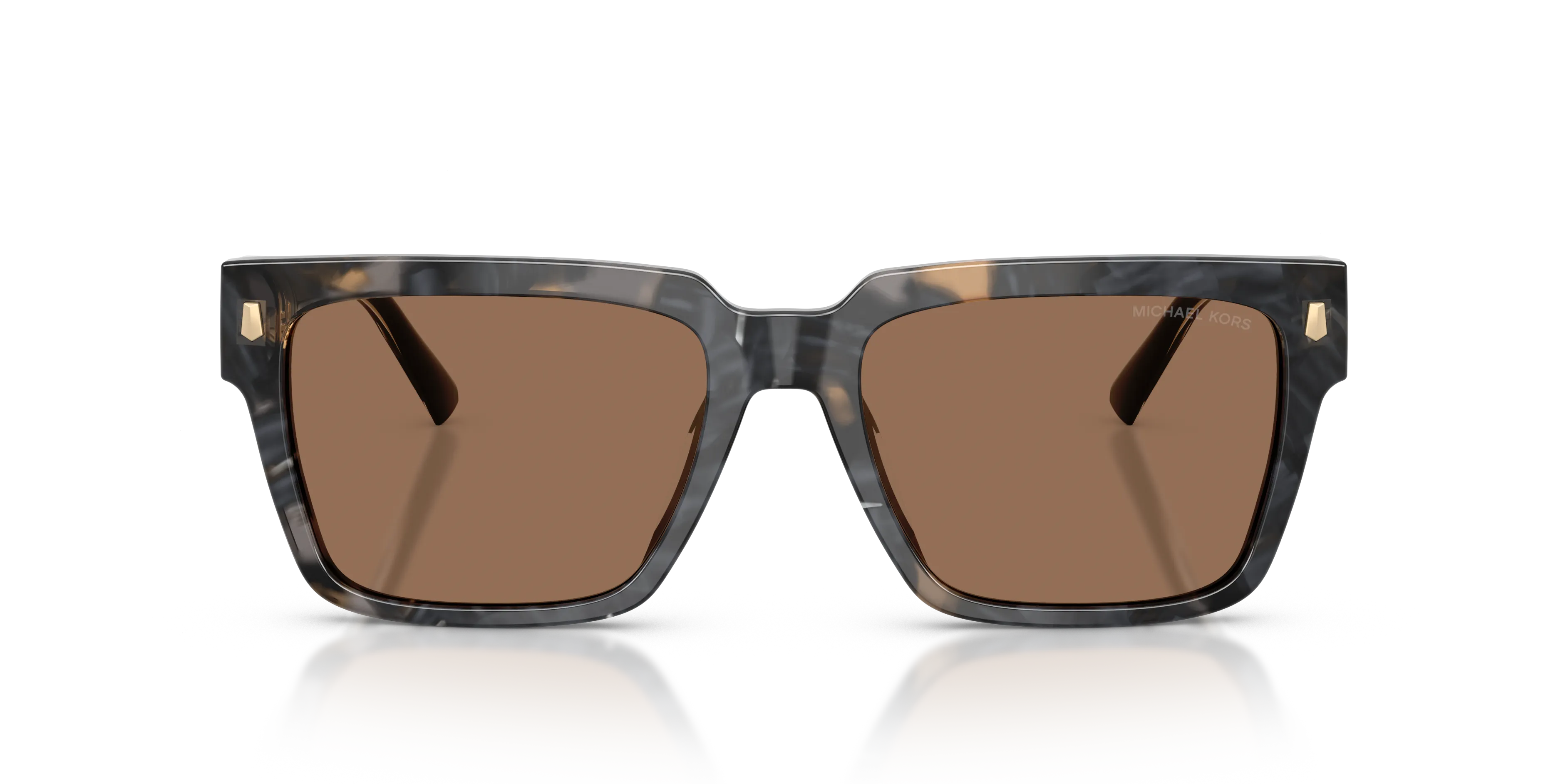 Michael Kors MK2297U DUBROVNIK 394573 Occhiali da sole Acetato Nero Marrone Squadrata Normale - immagine 3