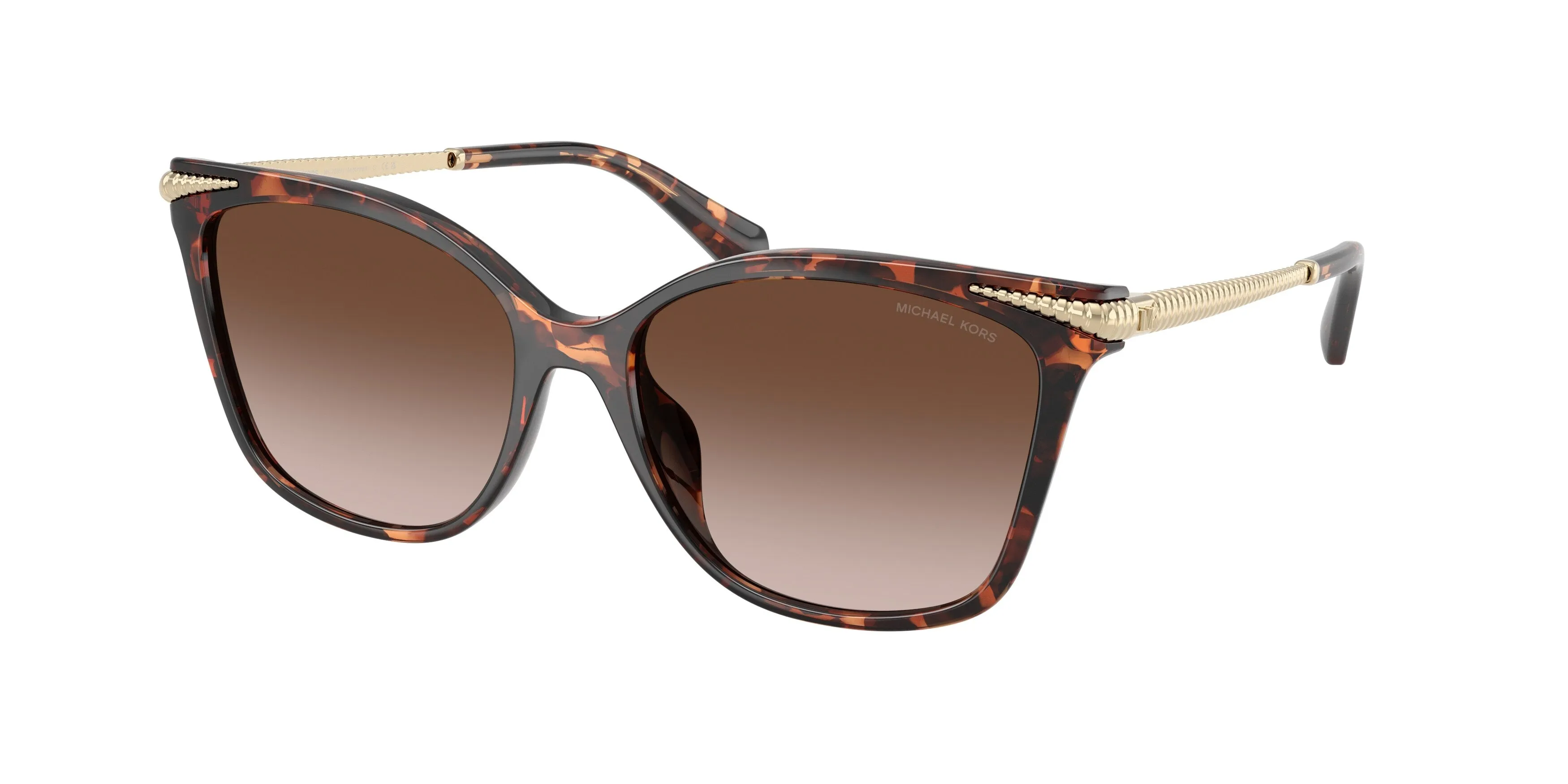 Michael Kors MK2295U ANDERMATT 403113 Occhiali da sole Iniettato Tartaruga Marrone Squadrata Normale Sfumato - immagine 1