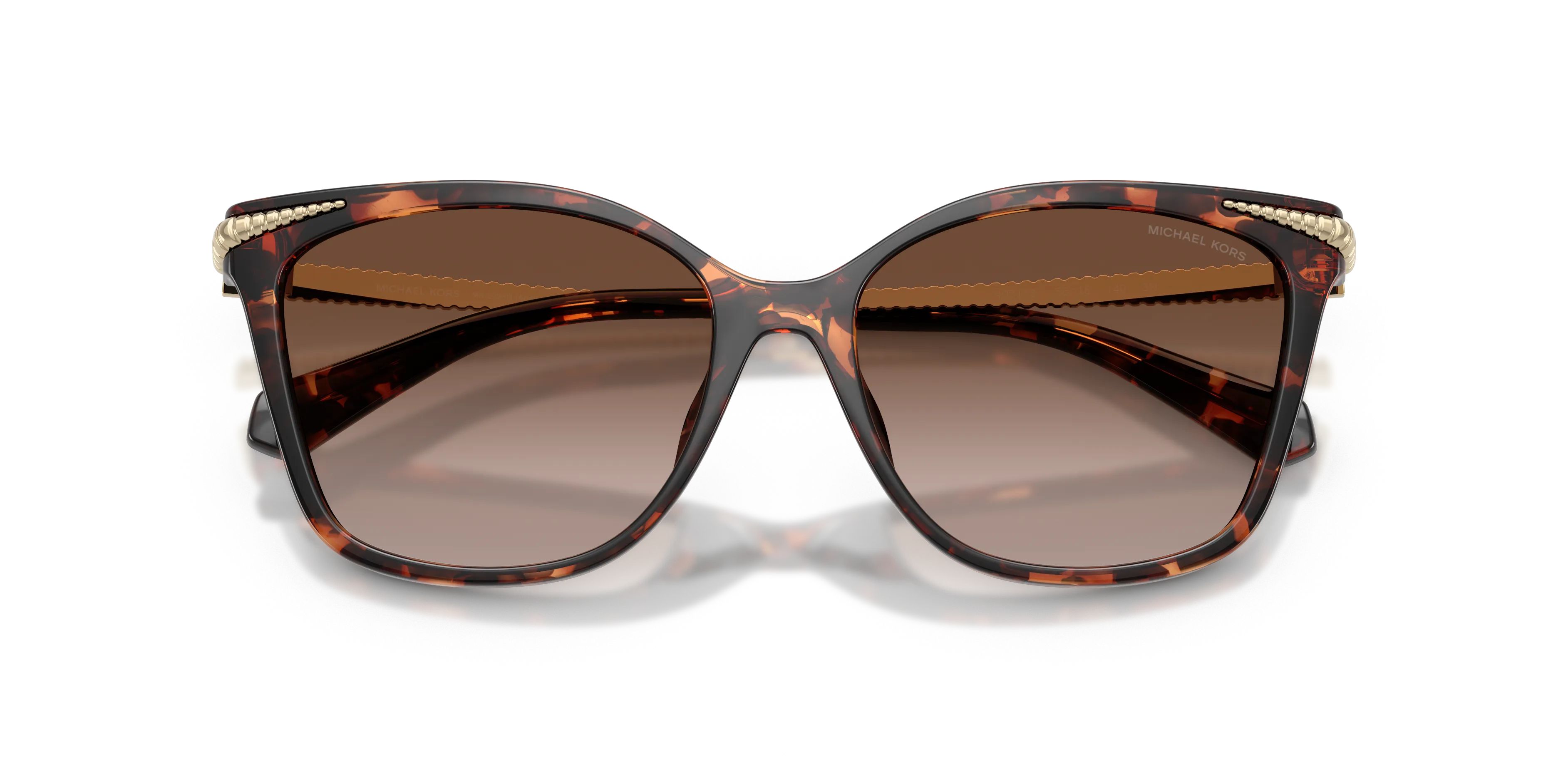 Michael Kors MK2295U ANDERMATT 403113 Occhiali da sole Iniettato Tartaruga Marrone Squadrata Normale Sfumato - immagine 2