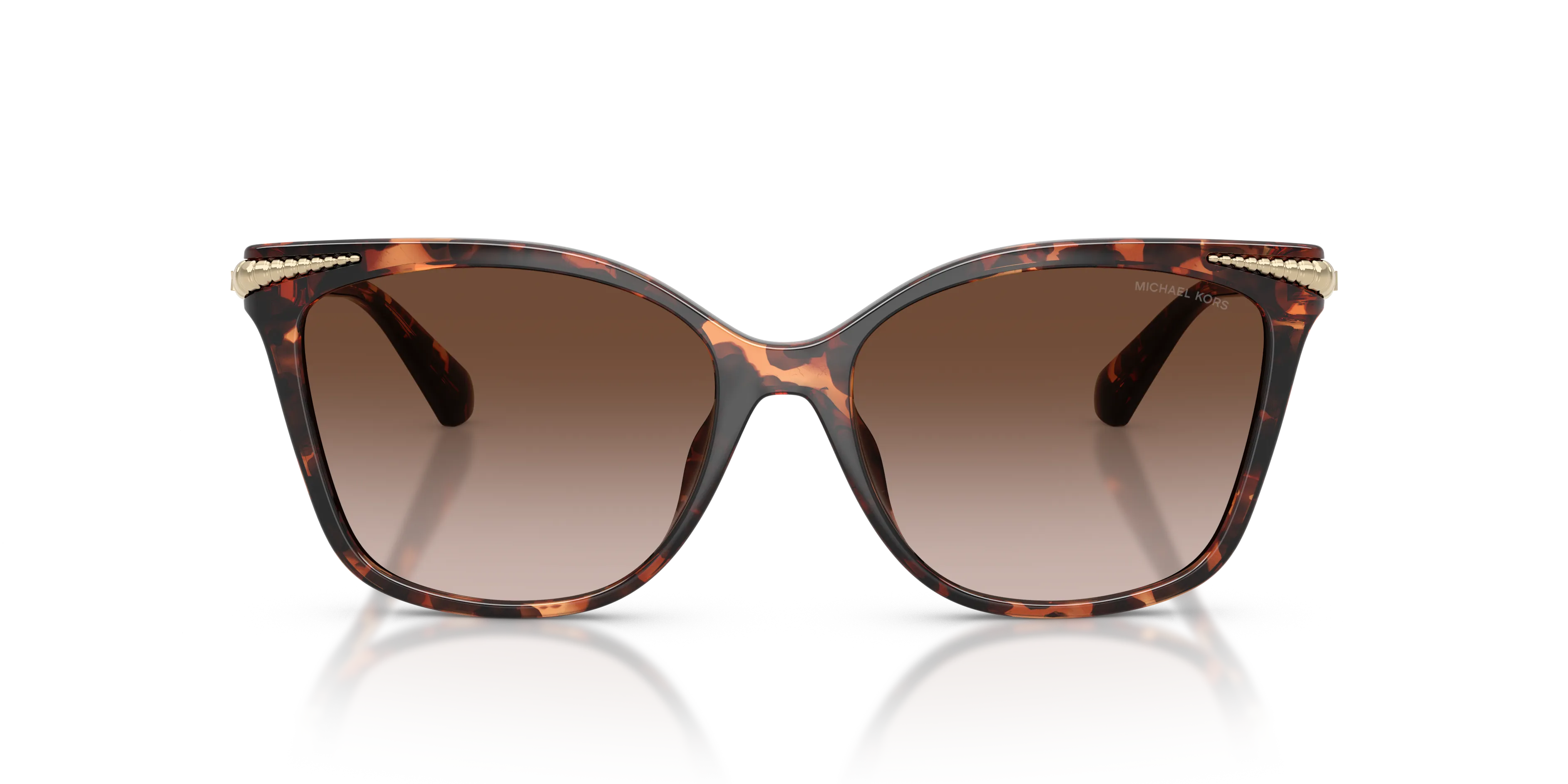 Michael Kors MK2295U ANDERMATT 403113 Occhiali da sole Iniettato Tartaruga Marrone Squadrata Normale Sfumato - immagine 3