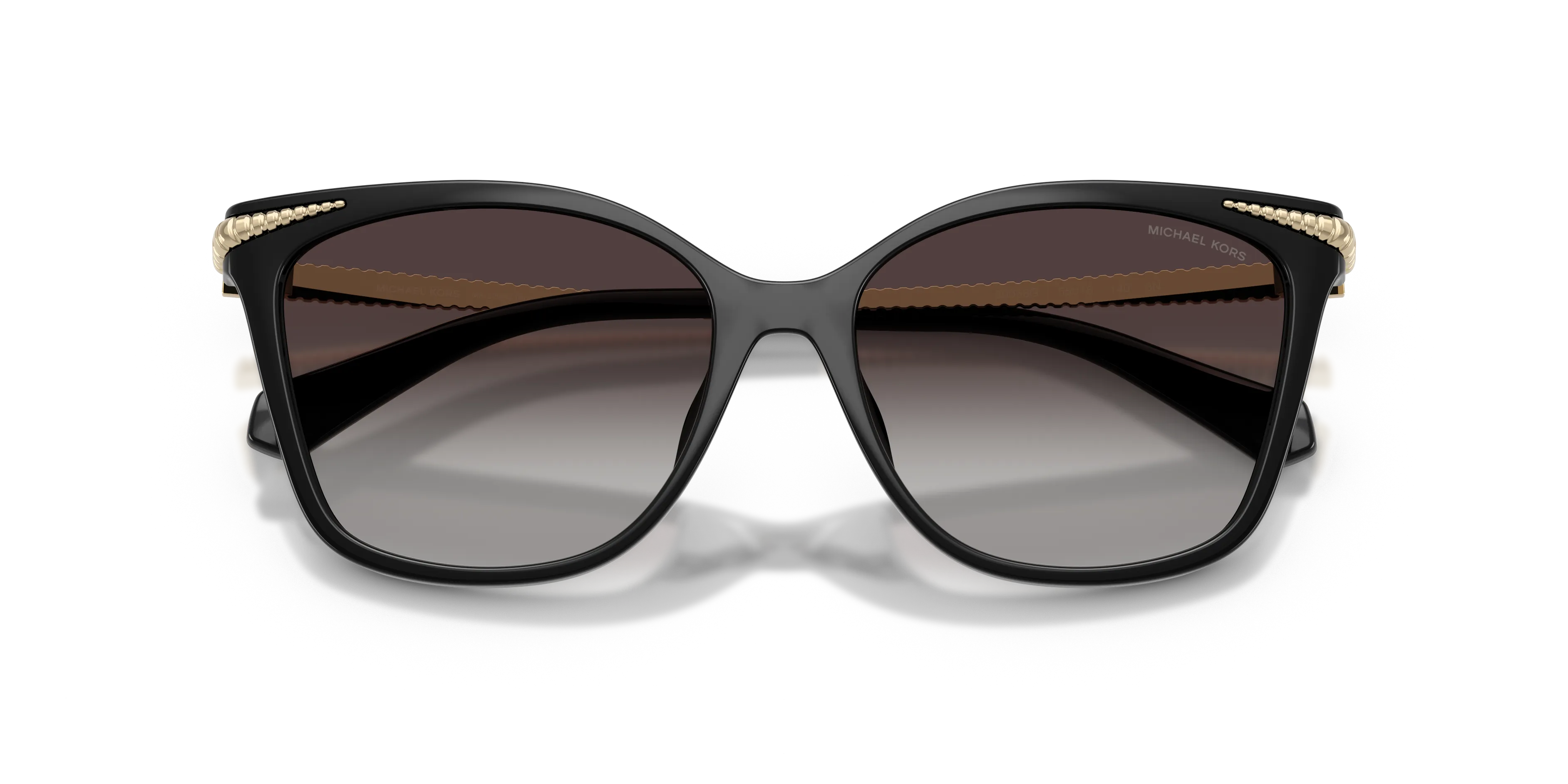 Michael Kors MK2295U ANDERMATT 30058G Occhiali da sole Iniettato Nero Grigio Squadrata Normale Sfumato - immagine 2