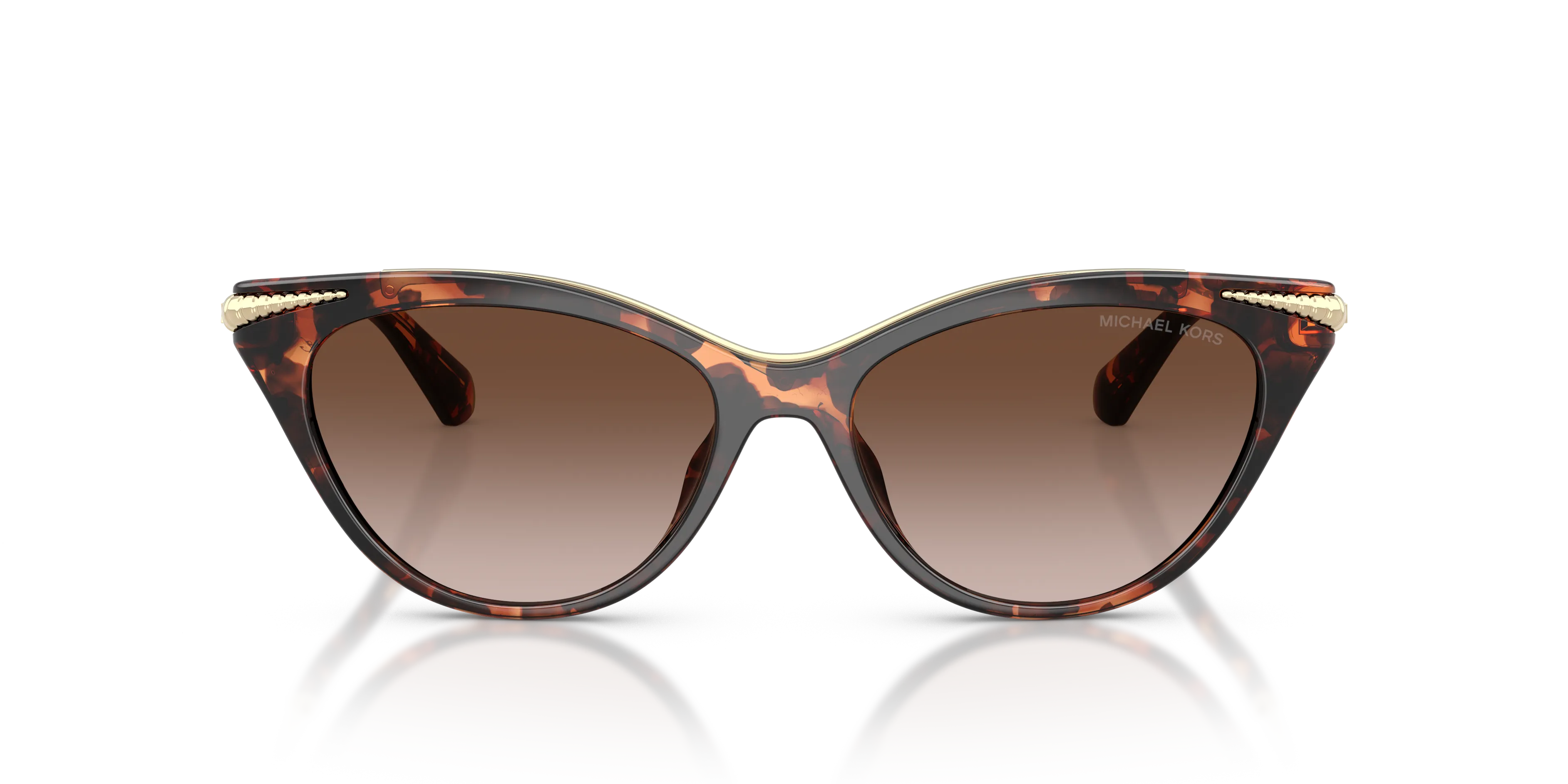 Michael Kors MK2294U LUCERNE 403113 Occhiali da sole Iniettato Tartaruga Marrone Cat Eye Normale Sfumato - immagine 3