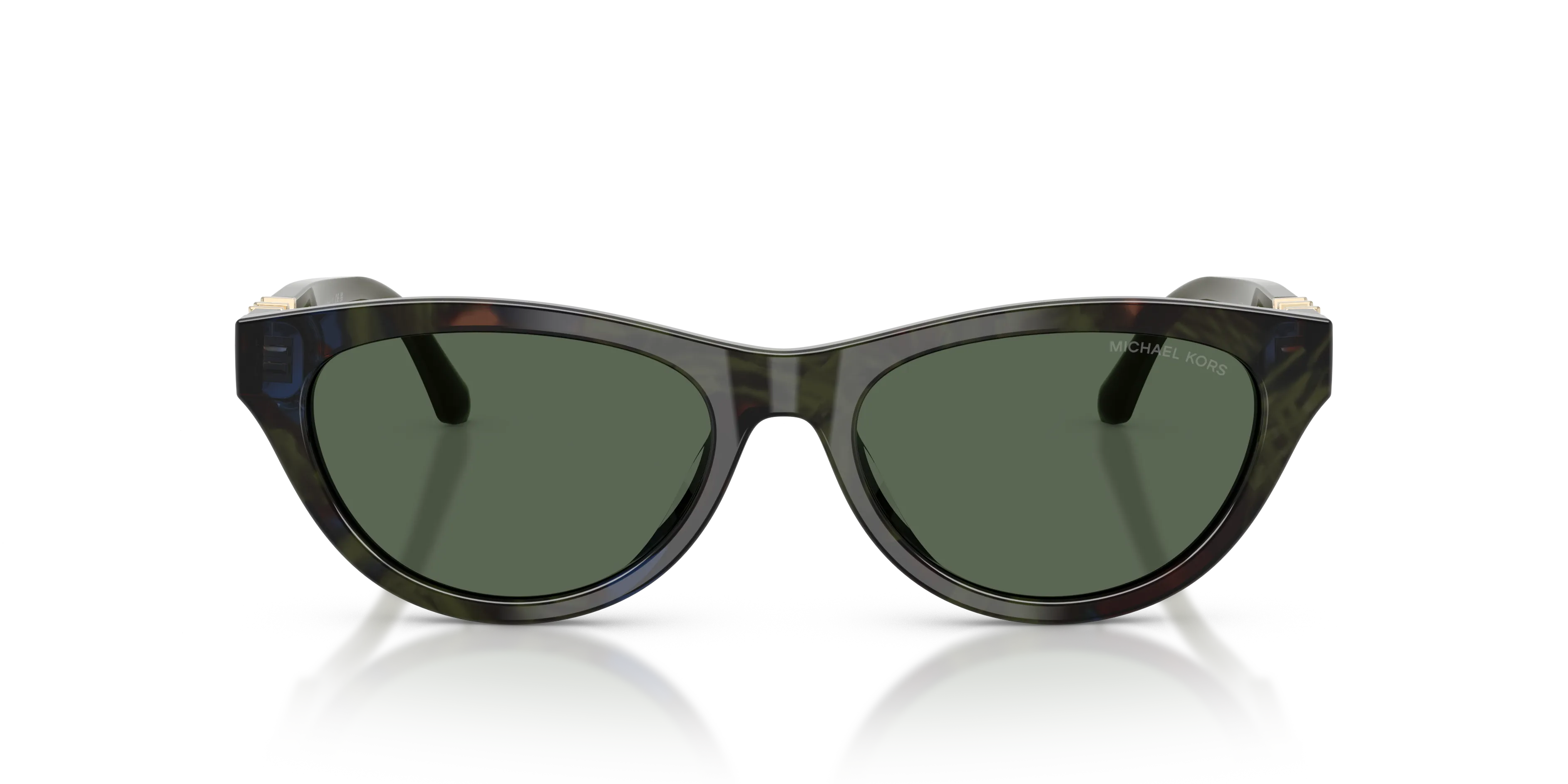 Michael Kors MK2293U NAPA VALLEY 370571 Occhiali da sole Acetato Verde Verde Rotonda Normale - immagine 3