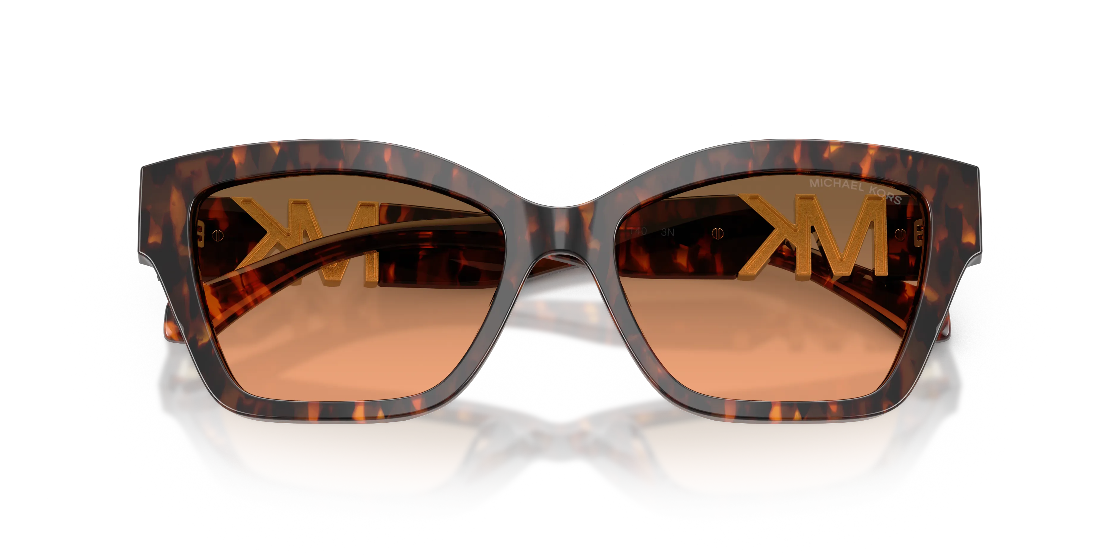 Michael Kors MK2292U SANTA BARBARA 403118 Occhiali da sole Acetato Tartaruga Grigio Squadrata Normale Sfumato - immagine 2