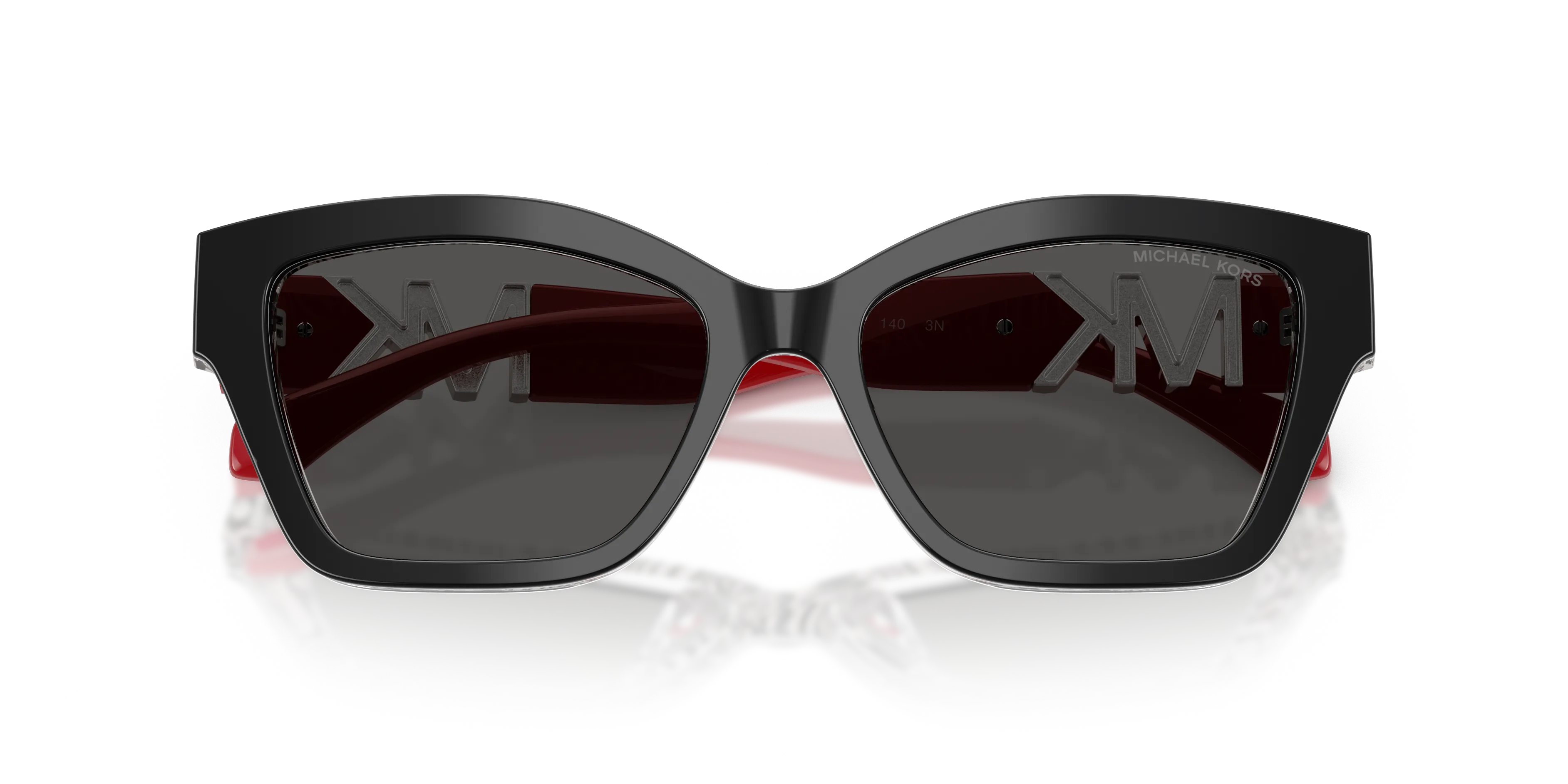 Michael Kors MK2292U SANTA BARBARA 391687 Occhiali da sole Acetato Nero Grigio Squadrata Normale - immagine 2