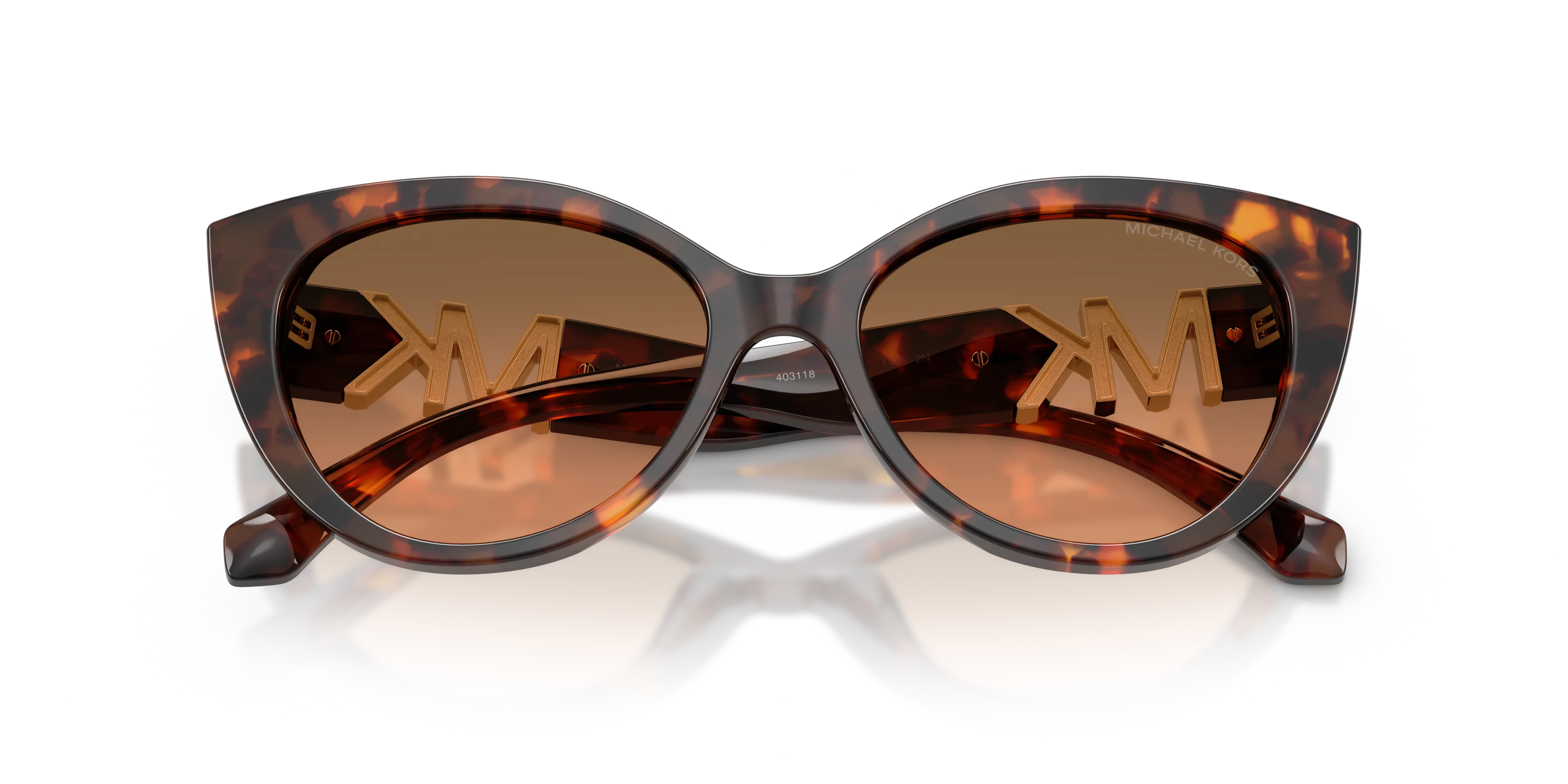 Michael Kors MK2291U CATALINA 403118 Occhiali da sole Acetato Tartaruga Grigio Cat Eye Normale Sfumato - immagine 2