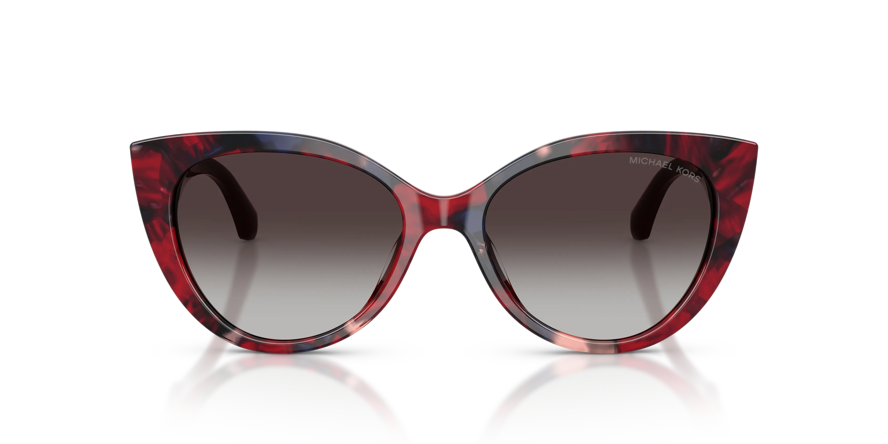 Michael Kors MK2291U CATALINA 33448G Occhiali da sole Acetato Rosso Grigio Cat Eye Normale Sfumato - immagine 3