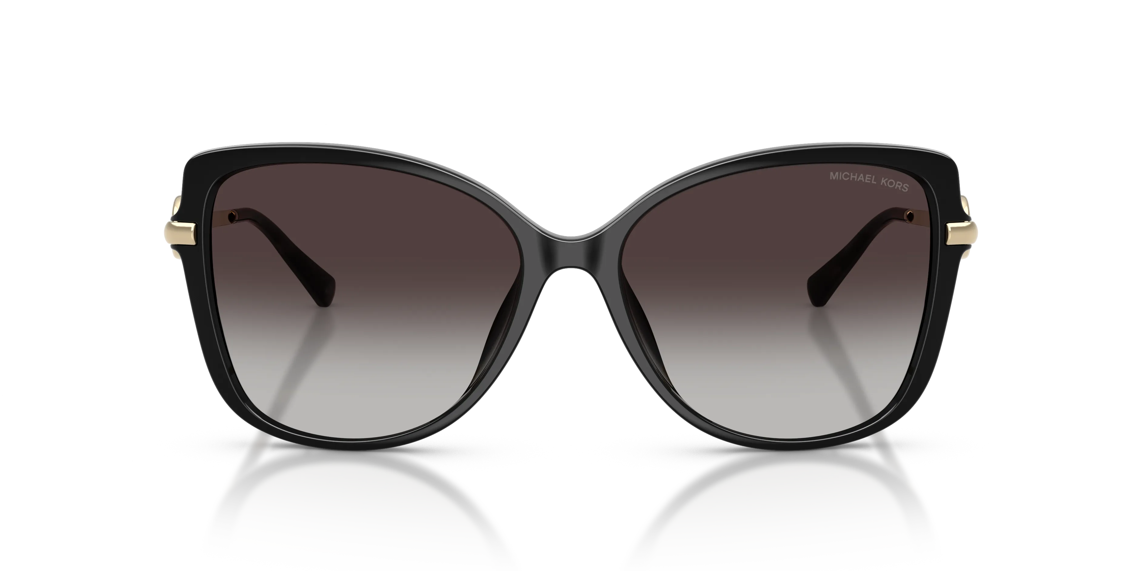 Michael Kors MK2290U ATHENS 30058G Occhiali da sole Iniettato Nero Grigio Farfalla Normale Sfumato - immagine 3