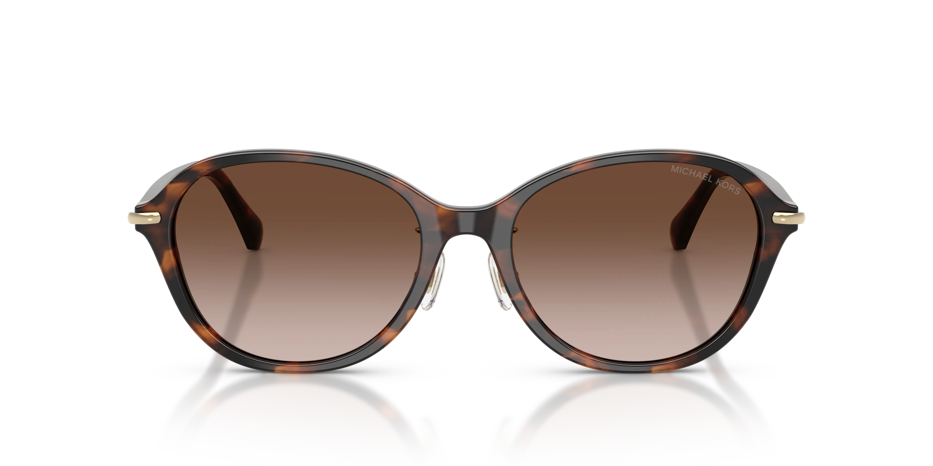 Michael Kors MK2289D DEHLI 403913 Occhiali da sole Acetato Marrone Marrone Rotonda Normale Sfumato - immagine 3