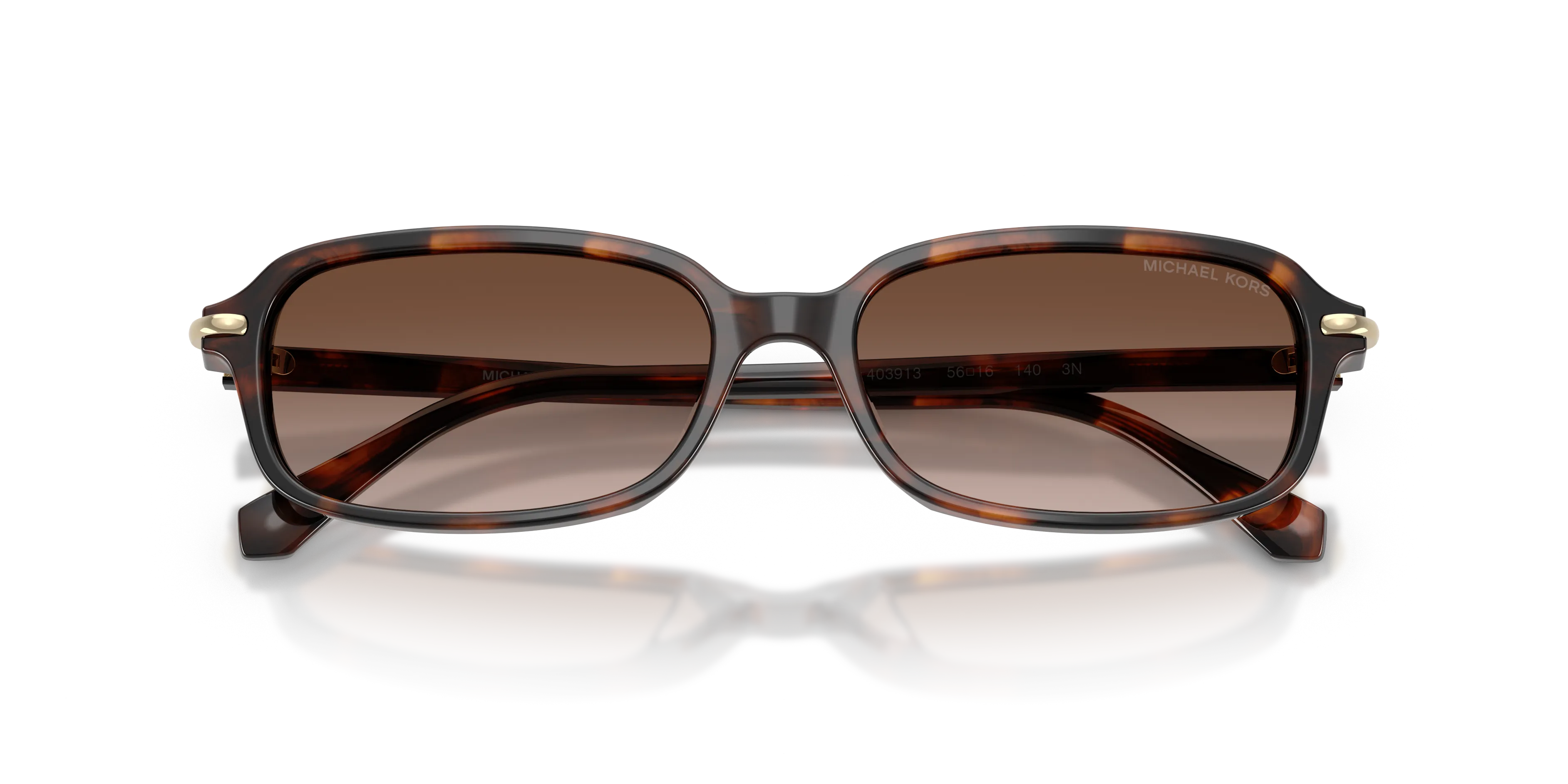 Michael Kors MK2288U AGRA 403913 Occhiali da sole Acetato Tartaruga Marrone Squadrata Normale Sfumato - immagine 2