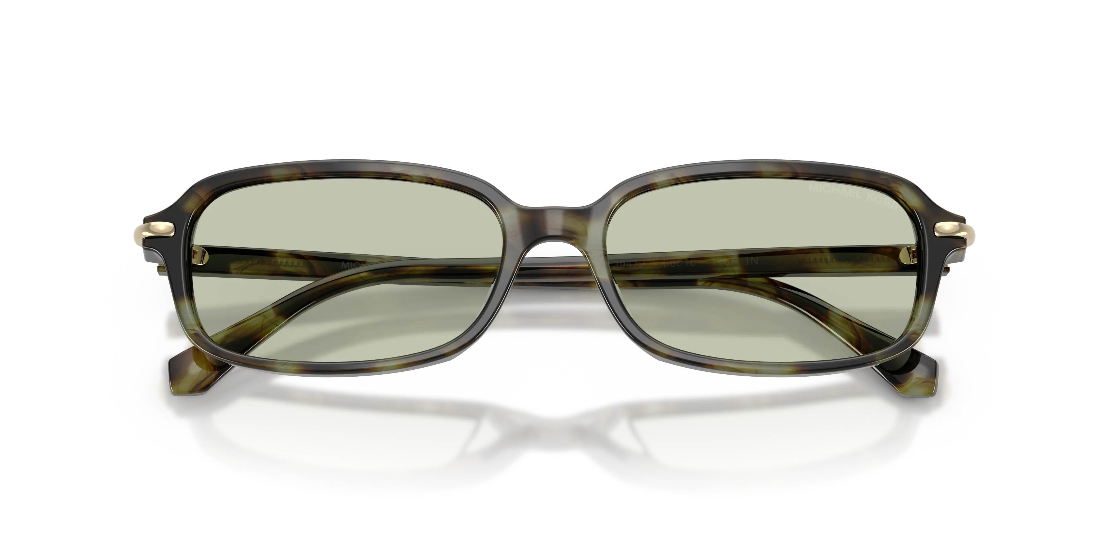 Michael Kors MK2288U AGRA 3947/2 Occhiali da sole Acetato Tartaruga Verde Squadrata Normale - immagine 2