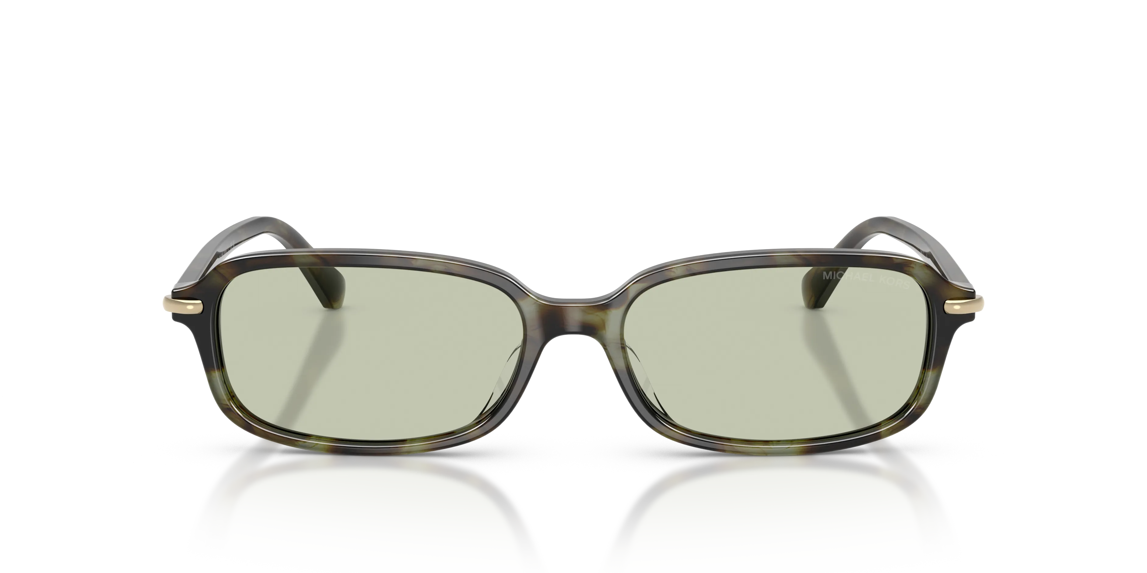 Michael Kors MK2288U AGRA 3947/2 Occhiali da sole Acetato Tartaruga Verde Squadrata Normale - immagine 3