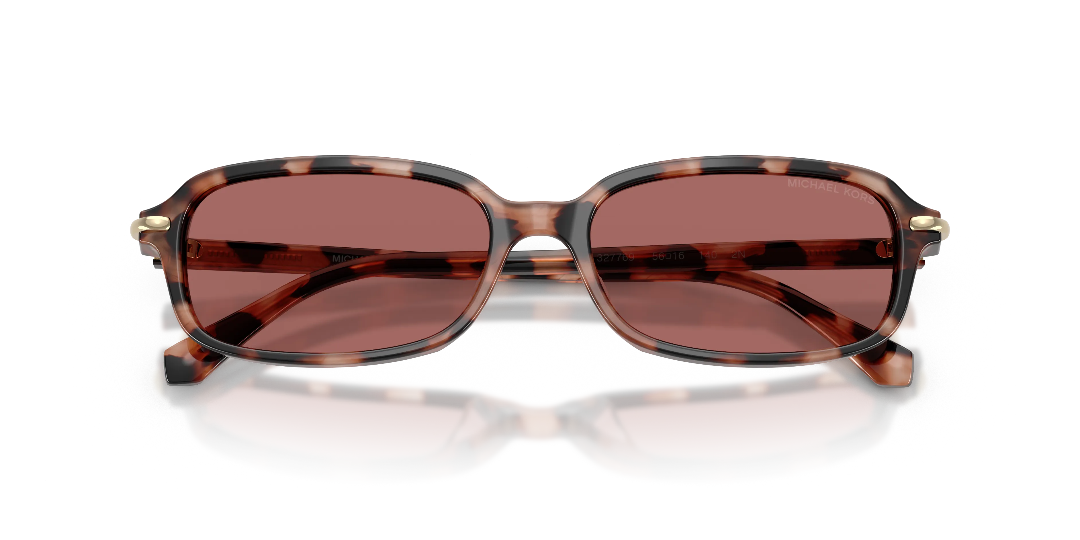 Michael Kors MK2288U AGRA 327769 Occhiali da sole Acetato Rosa Rosa Squadrata Normale - immagine 2