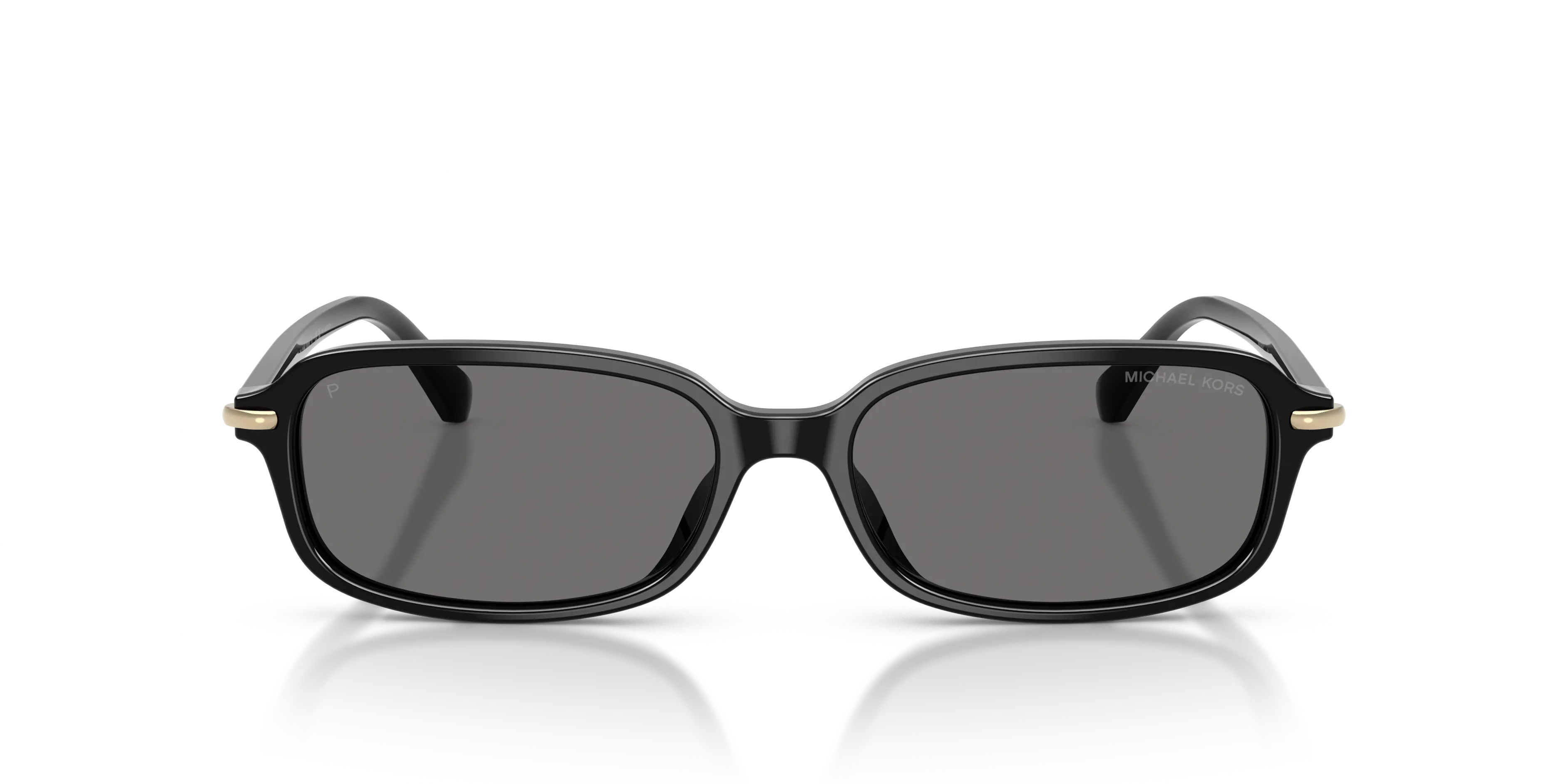 Michael Kors MK2288U AGRA 300581 Occhiali da sole Acetato Nero Grigio Squadrata Polarizzata - immagine 3