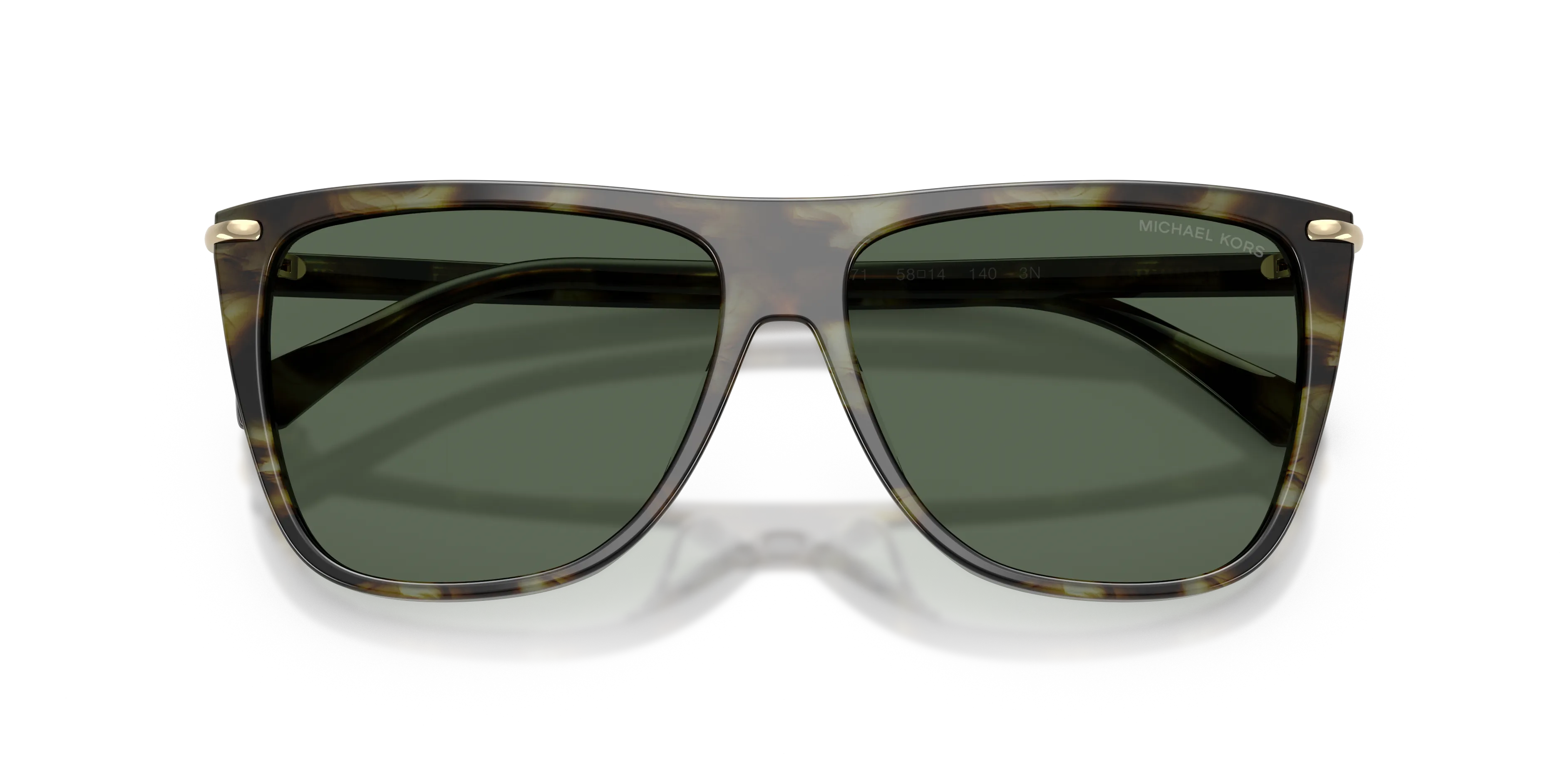 Michael Kors MK2287U MUMBAI 394771 Occhiali da sole Acetato Tartaruga Verde Squadrata Normale - immagine 2