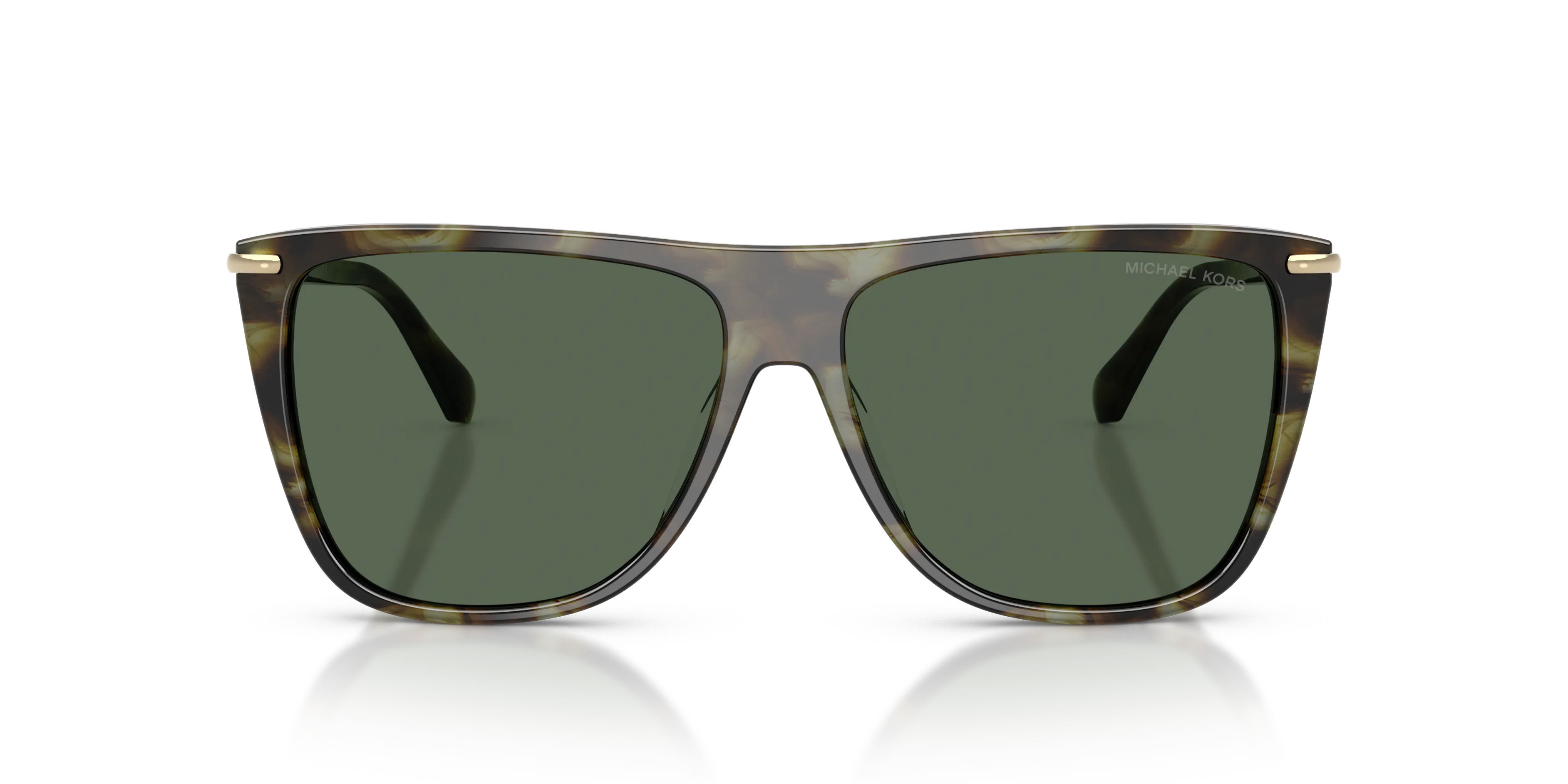 Michael Kors MK2287U MUMBAI 394771 Occhiali da sole Acetato Tartaruga Verde Squadrata Normale - immagine 3
