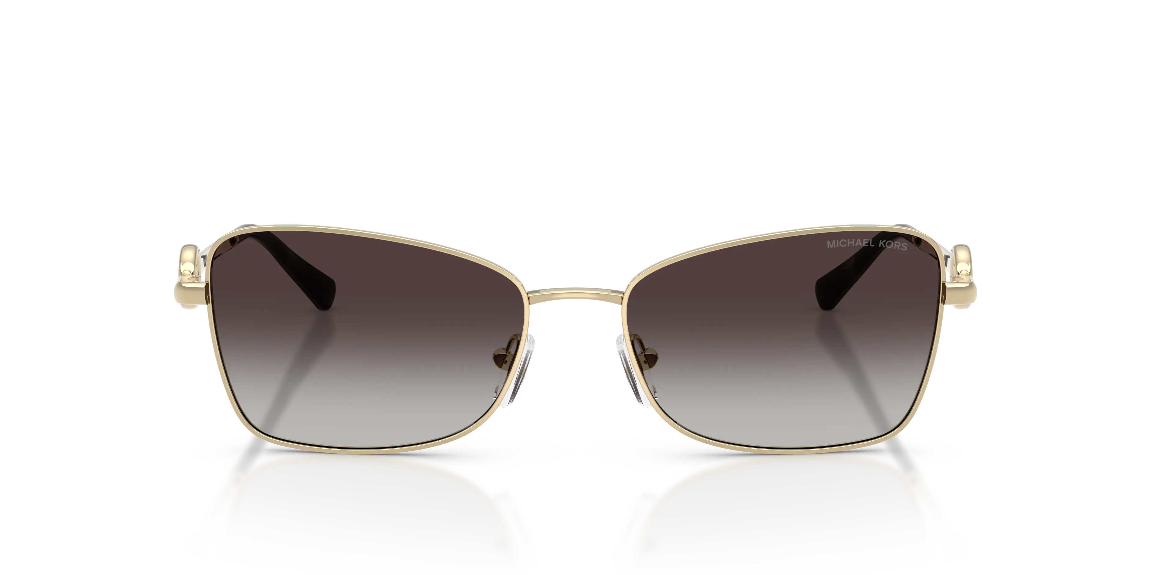 Michael Kors MK1187 ANDROS 10148G Occhiali da sole Metallo Oro Grigio Squadrata Normale Sfumato - immagine 3
