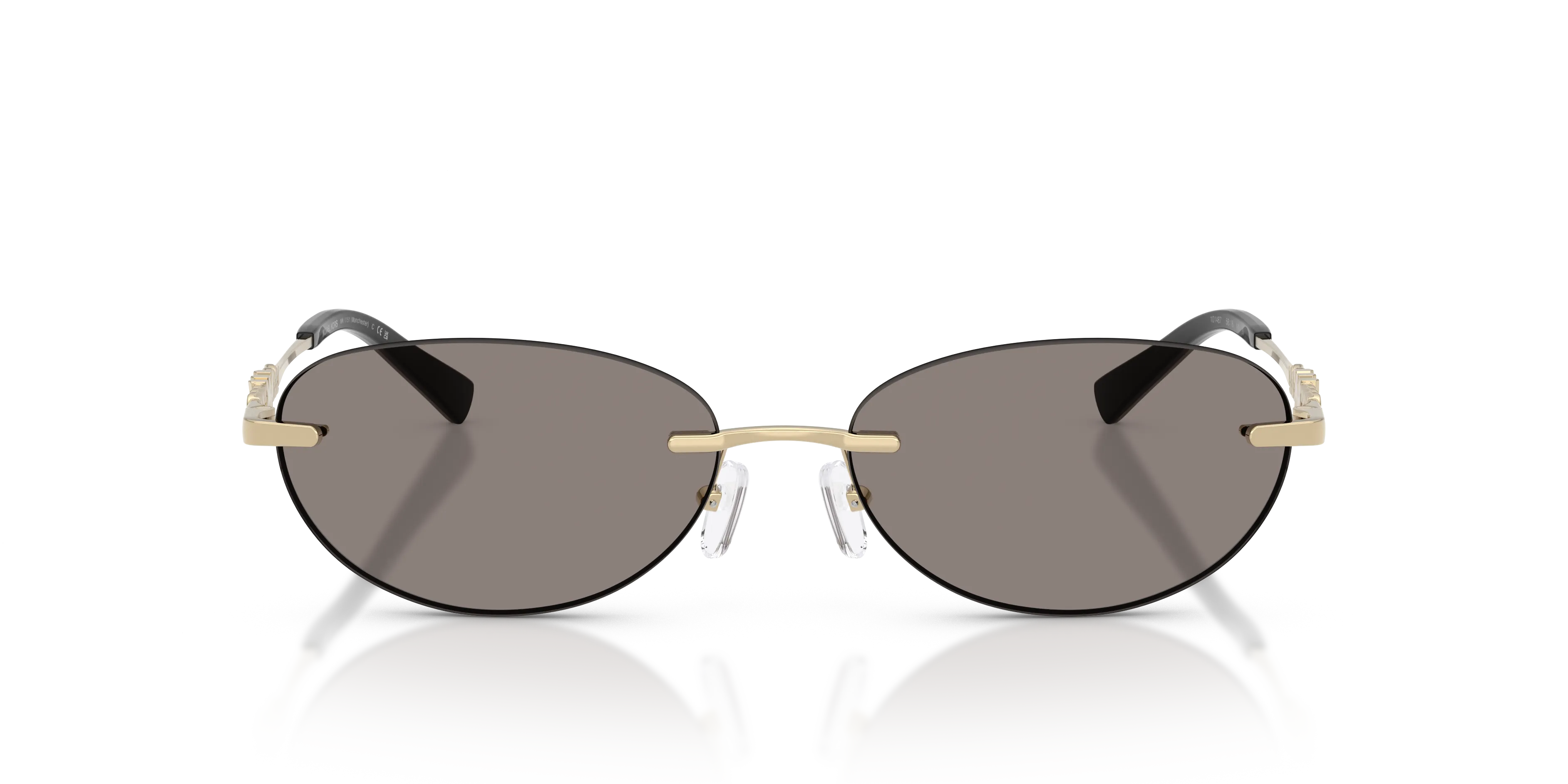 Michael Kors MK1151 MANCHESTER 101487 Occhiali da sole Metallo Oro Grigio Rotonda Normale - immagine 3