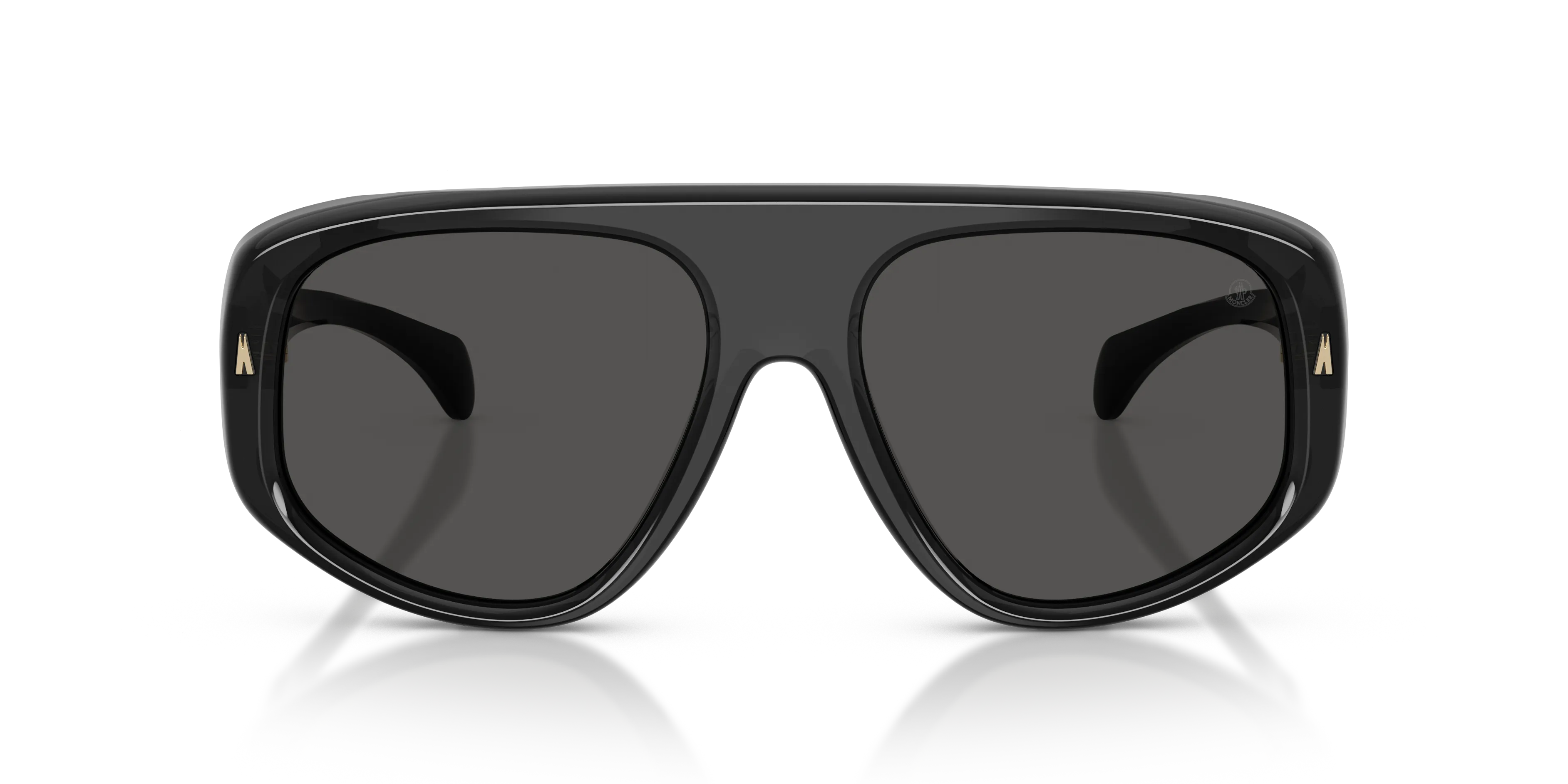 Moncler ME6035U AURON 305087 Occhiali da sole Acetato Grigio Grigio Pilot Normale - immagine 3