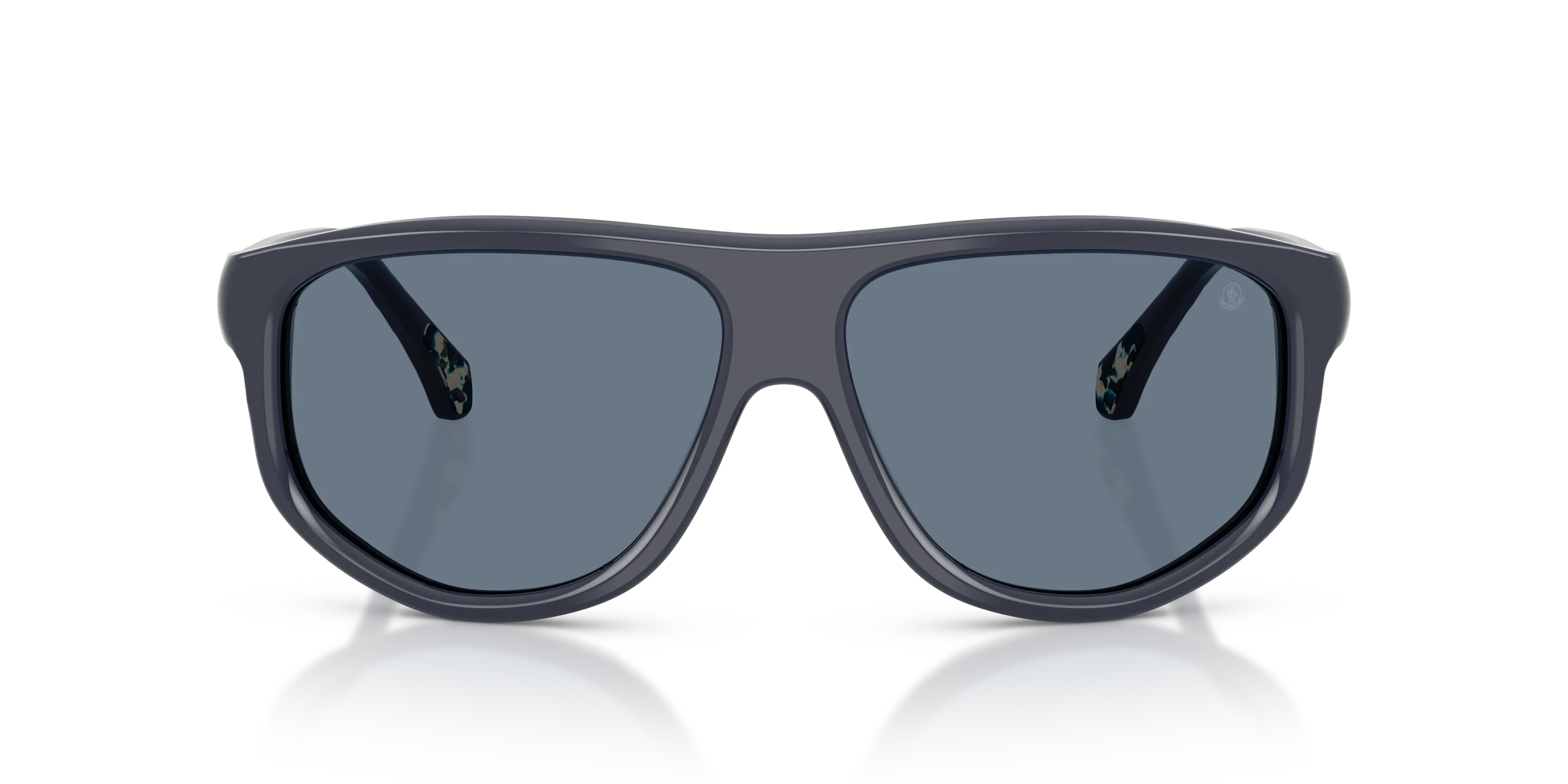 Moncler ME6033U ICEBORNE 30202V Occhiali da sole Acetato Blu Blu Squadrata Polarizzata - immagine 3
