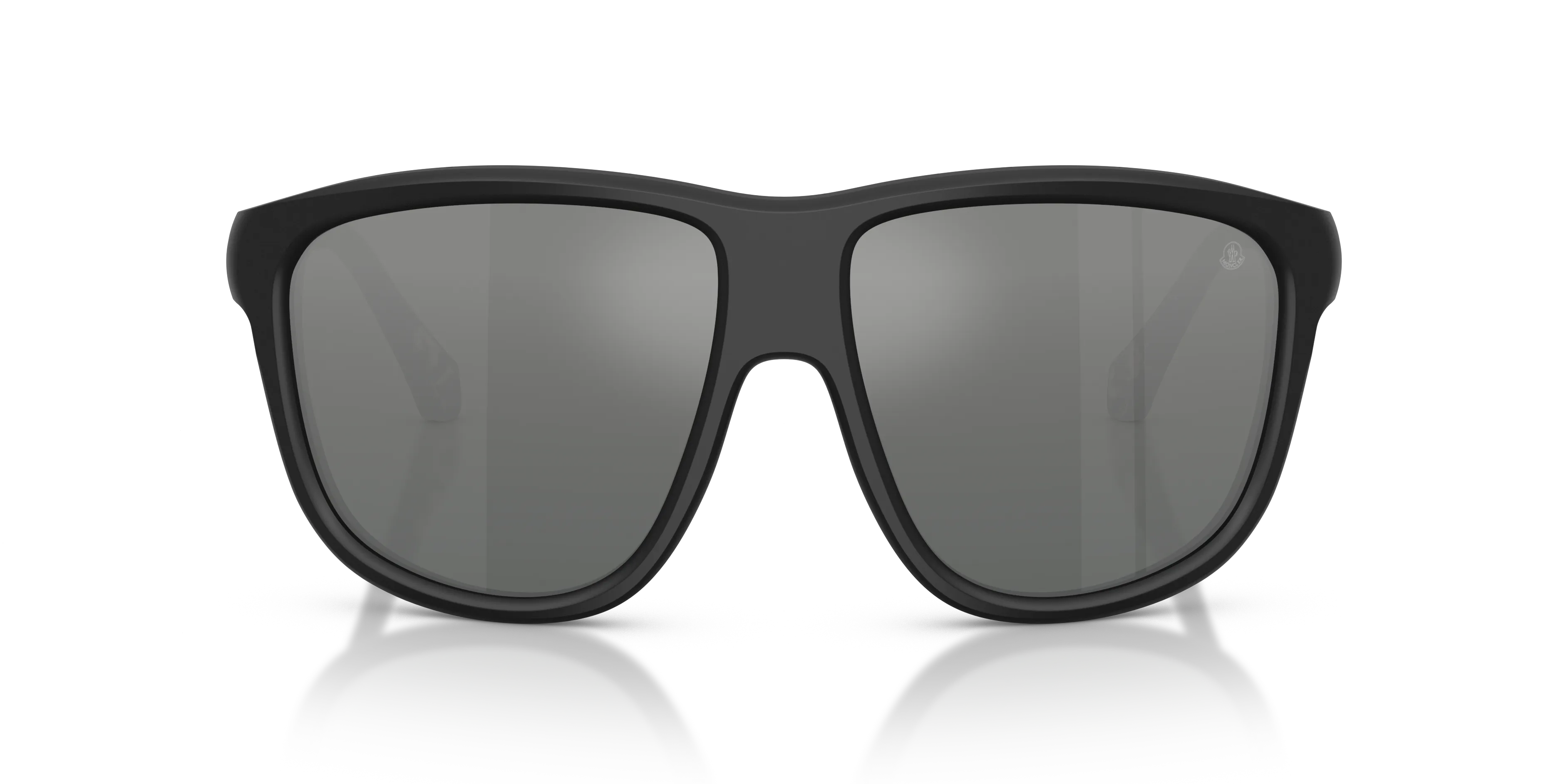 Moncler ME6032U 300188 Occhiali da sole Acetato Nero Grigio Squadrata Normale Sfumato - immagine 2
