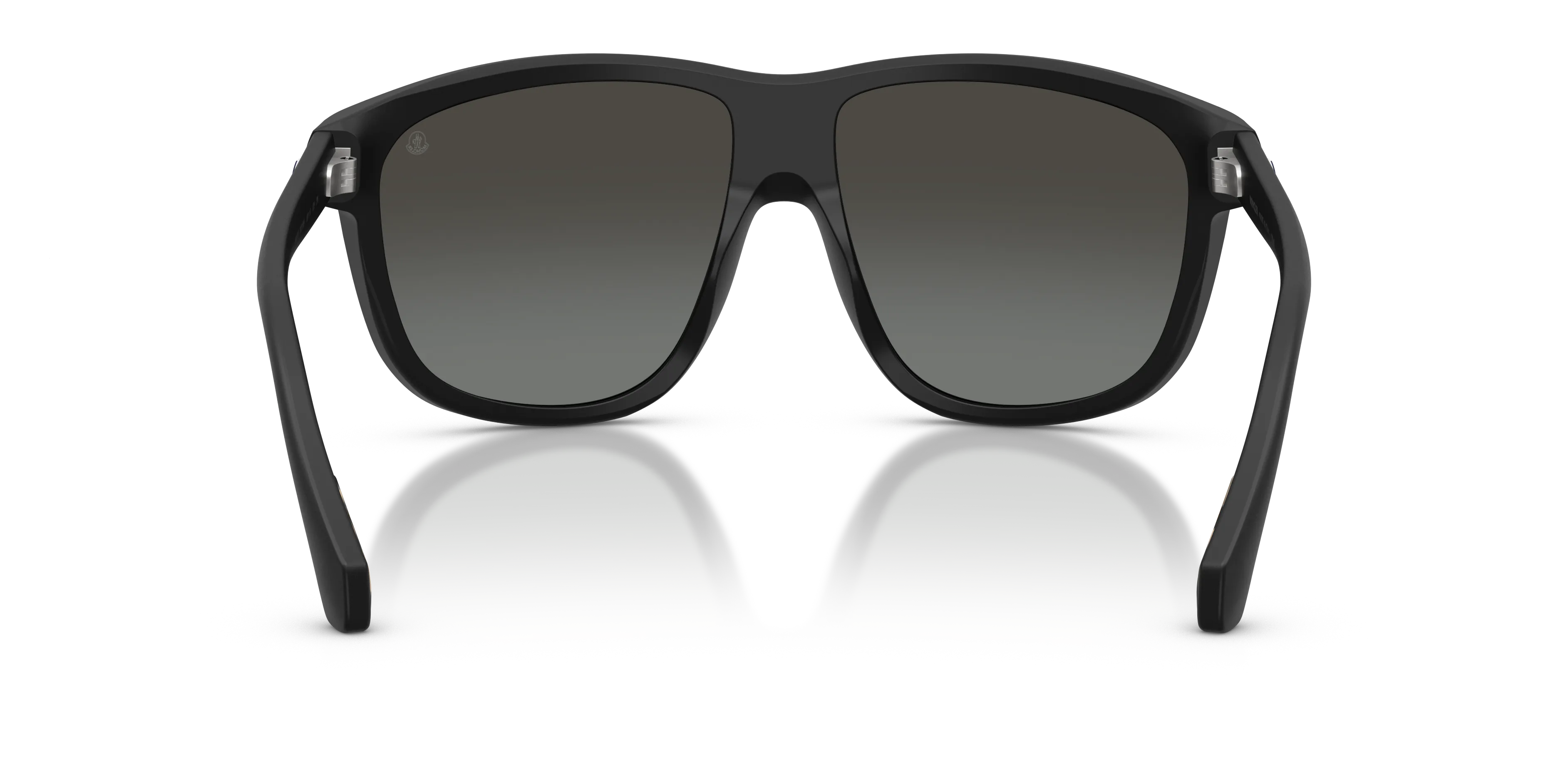 Moncler ME6032U 300188 Occhiali da sole Acetato Nero Grigio Squadrata Normale Sfumato - immagine 4