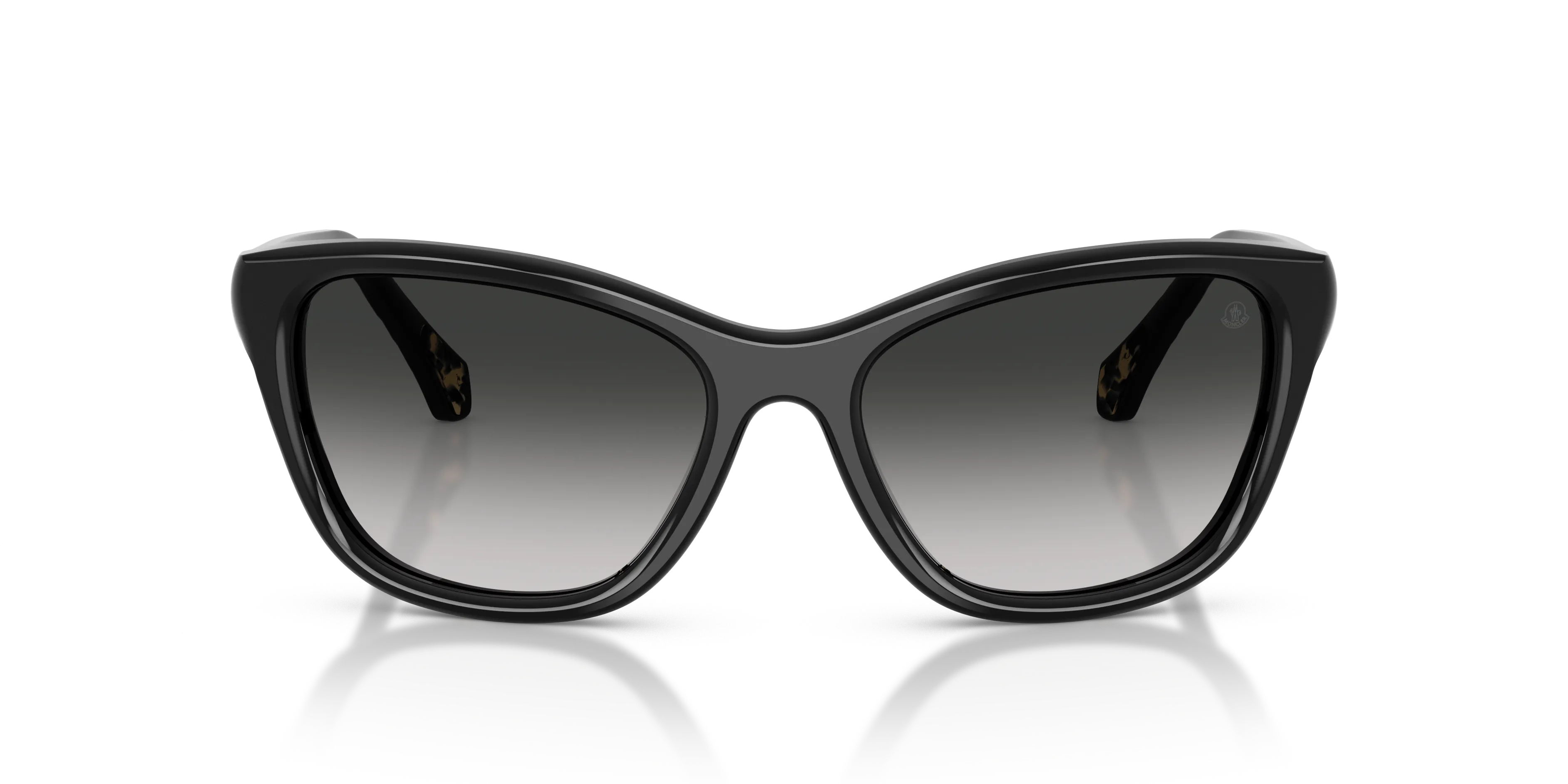 Moncler ME6031U 30013C Occhiali da sole Acetato Nero Grigio Farfalla Normale Sfumato - immagine 3