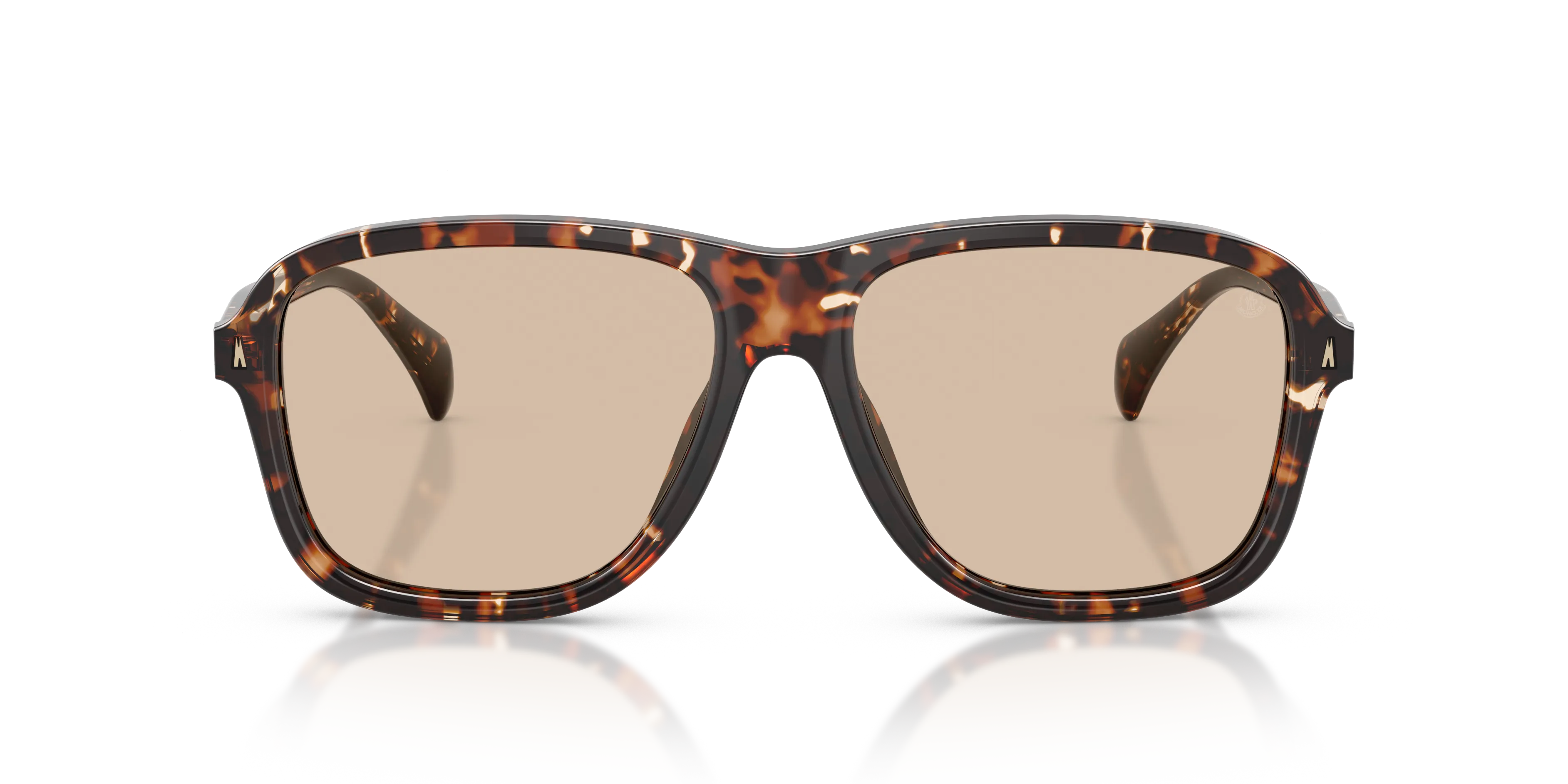 Moncler ME6030 REFRAX 304893 Occhiali da sole Acetato Tartaruga Marrone Pillow Normale Sfumato - immagine 3