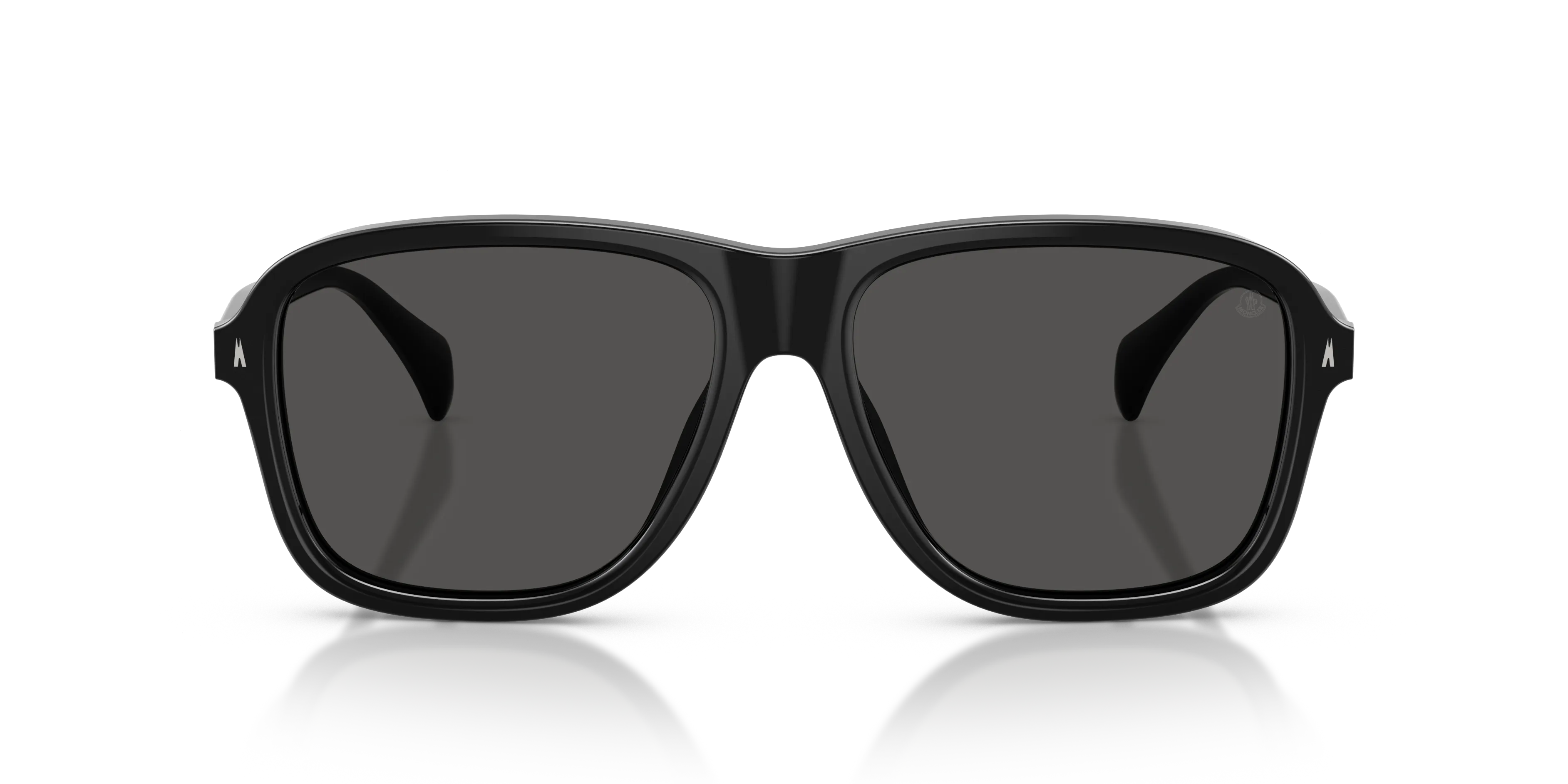 Moncler ME6030 REFRAX 300187 Occhiali da sole Acetato Nero Grigio Pillow Normale - immagine 3