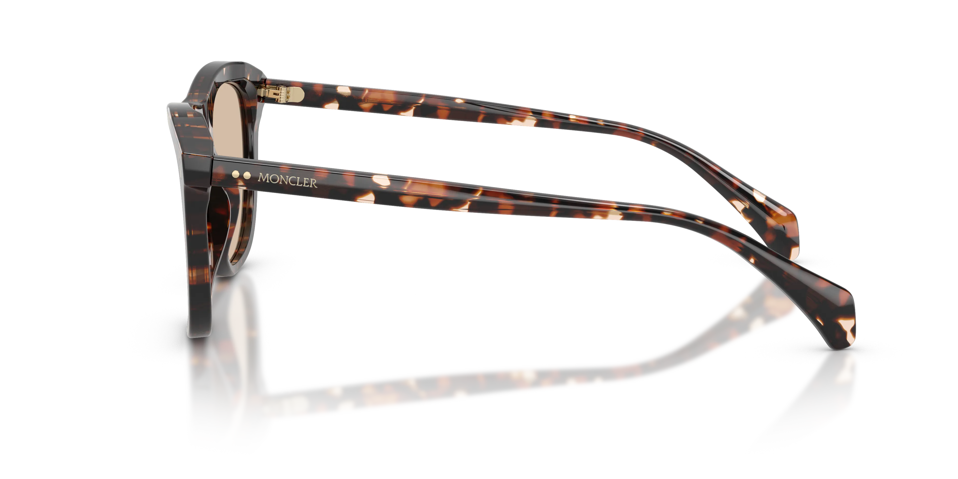 Moncler ME6029 KARRENIA 304893 Occhiali da sole Acetato Tartaruga Marrone Cat Eye Normale - immagine 4