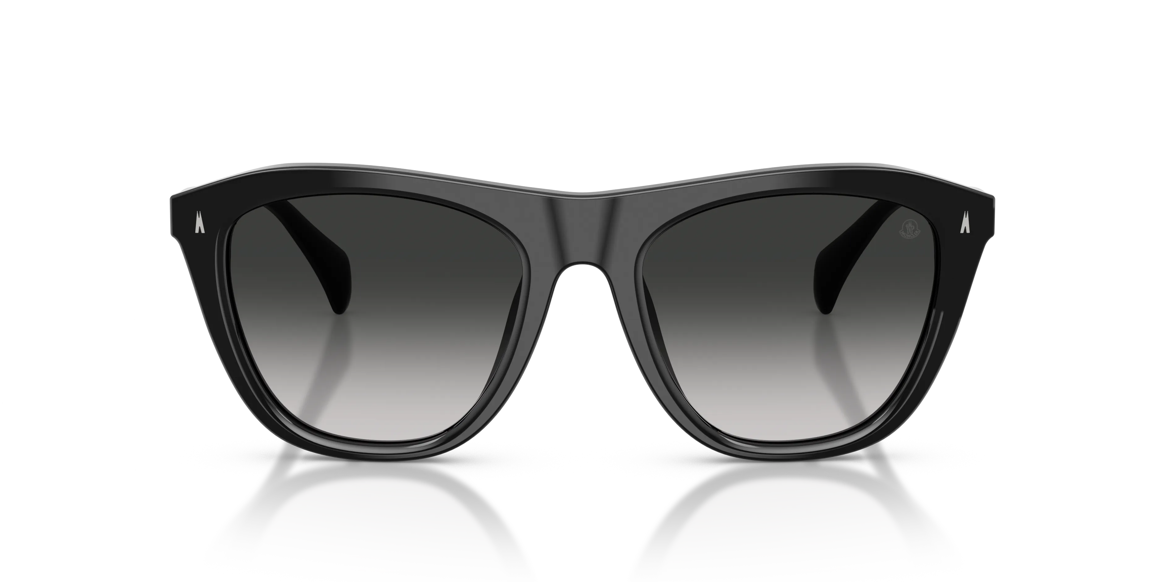 Moncler ME6029 KARRENIA 30013C Occhiali da sole Acetato Nero Grigio Cat Eye Normale Sfumato - immagine 3
