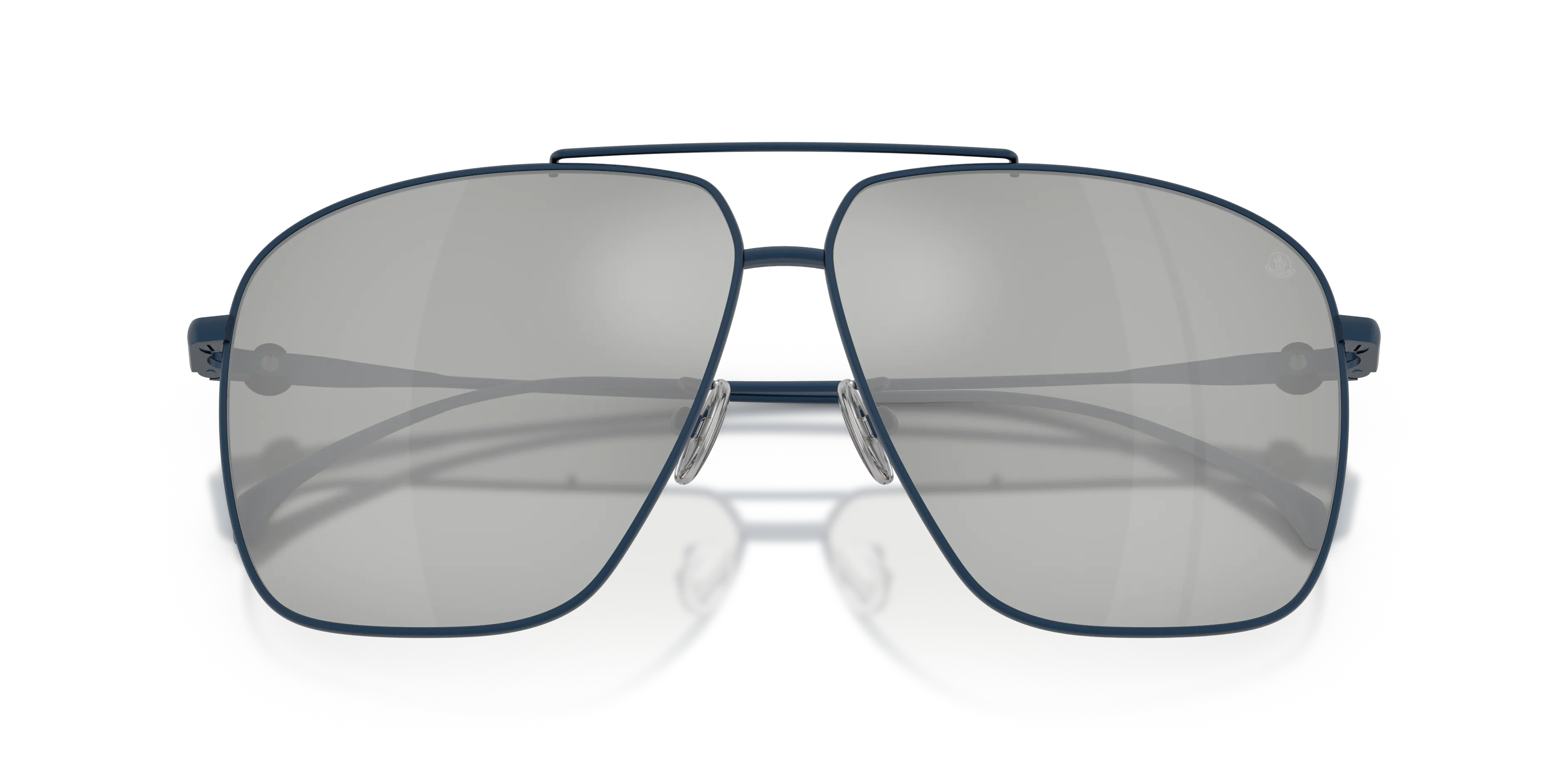 Moncler ME4020T ARIUM 10268V Occhiali da sole Titanio Blu Grigio Geometrica Normale - immagine 2