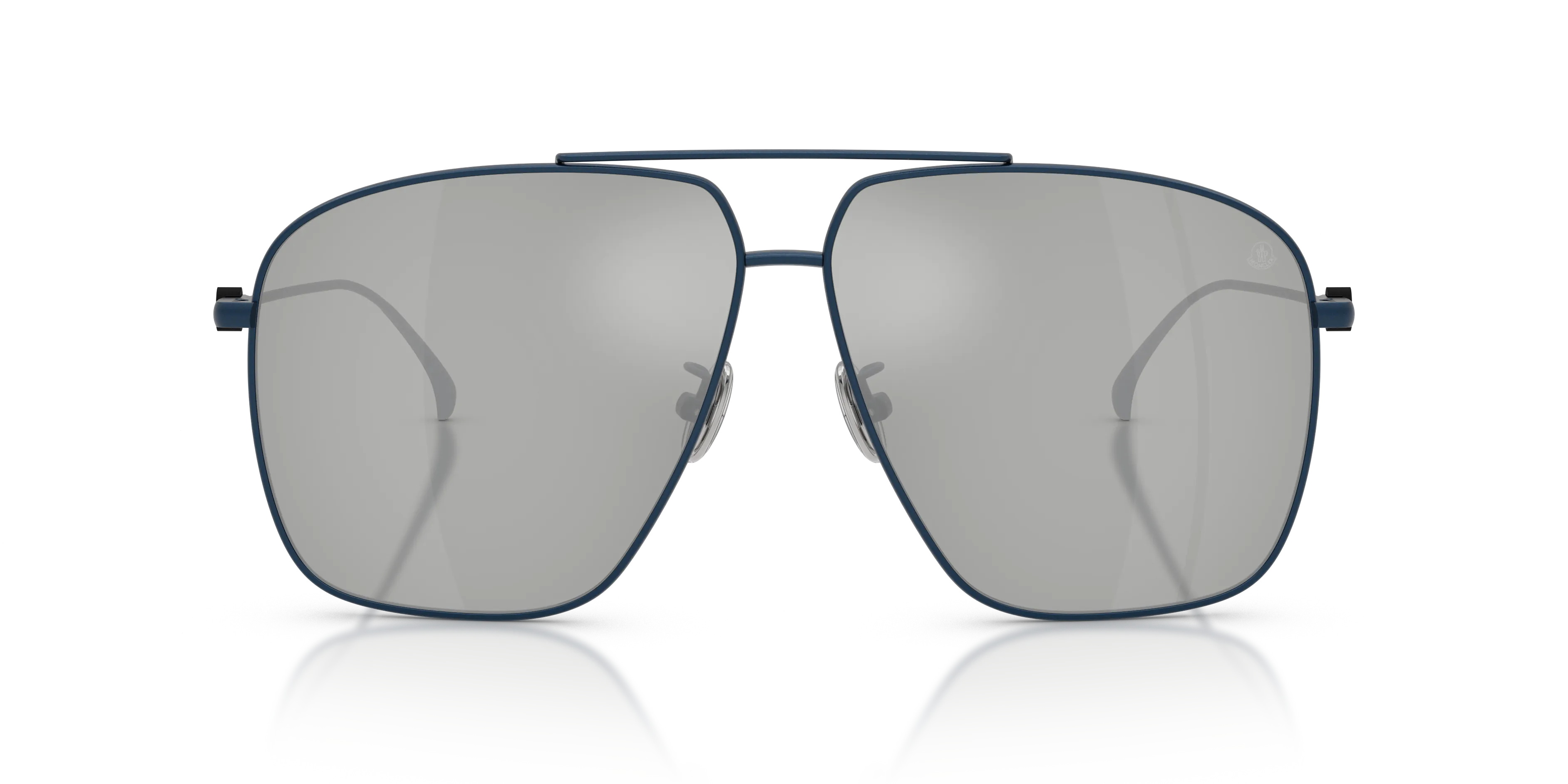 Moncler ME4020T ARIUM 10268V Occhiali da sole Titanio Blu Grigio Geometrica Normale - immagine 3