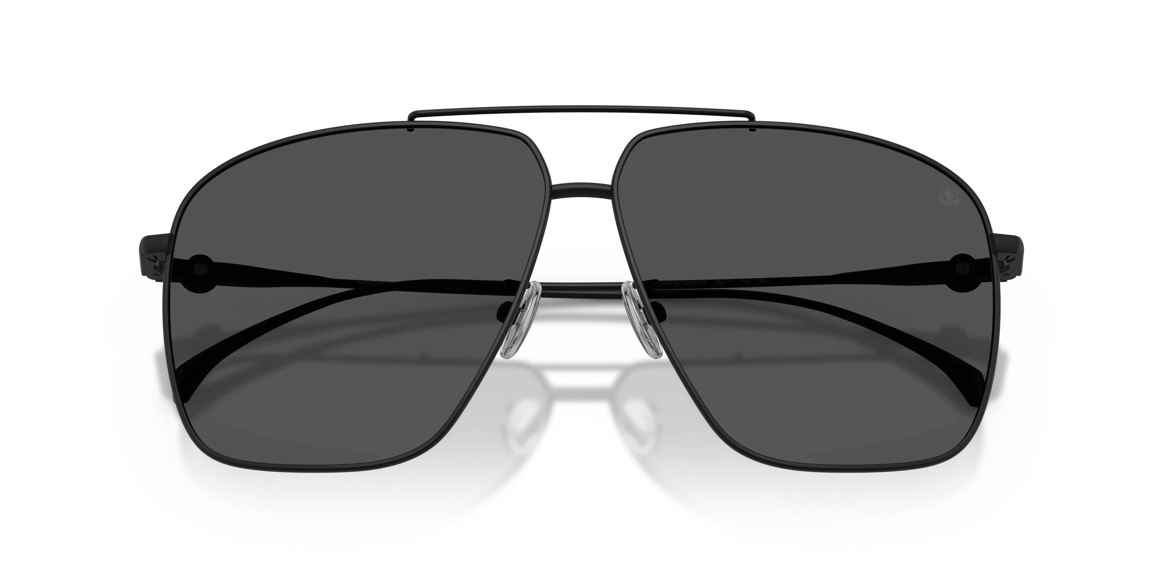 Moncler ME4020T ARIUM 100187 Occhiali da sole Titanio Nero Grigio Geometrica Normale - immagine 2