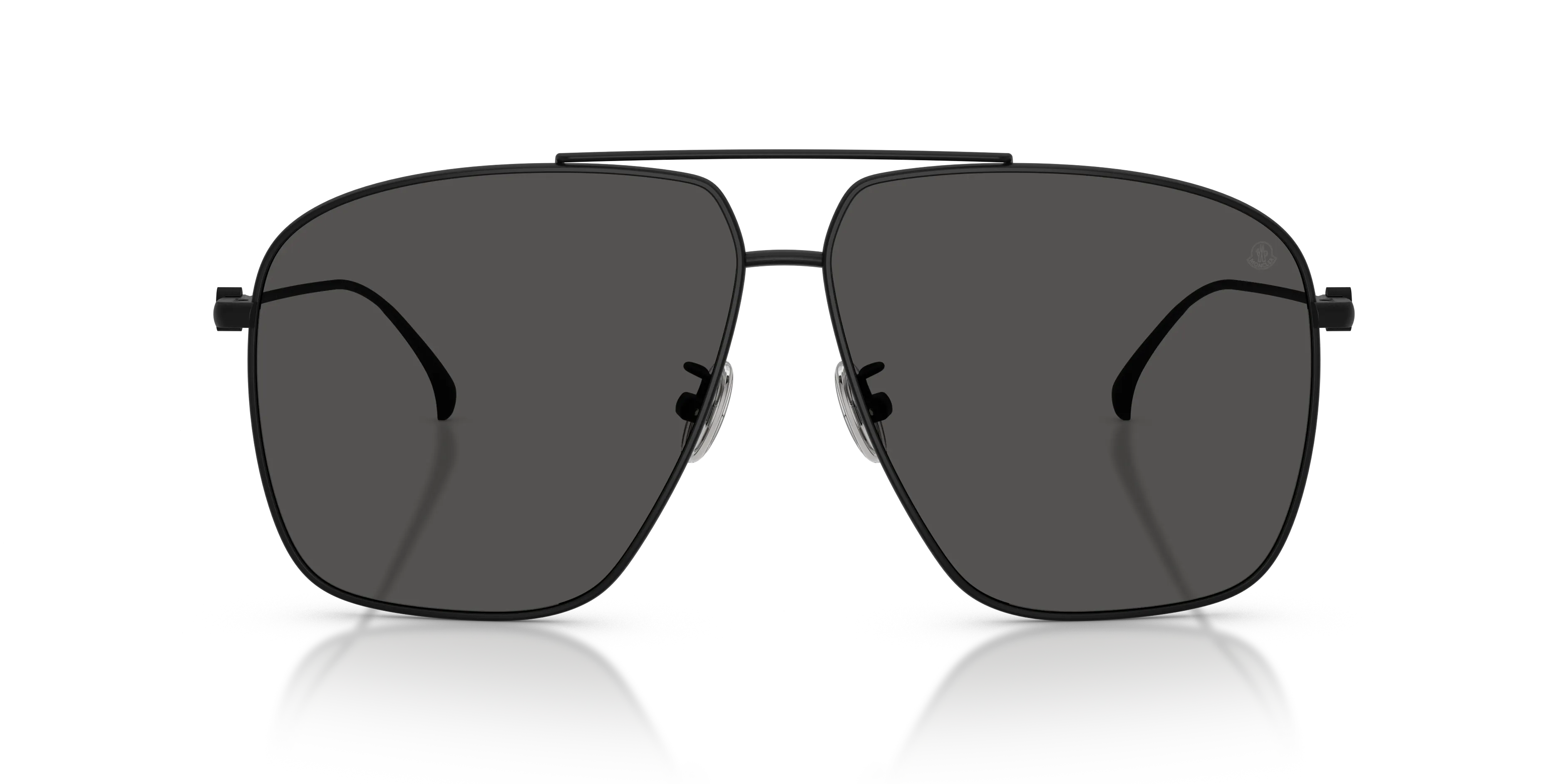 Moncler ME4020T ARIUM 100187 Occhiali da sole Titanio Nero Grigio Geometrica Normale - immagine 3
