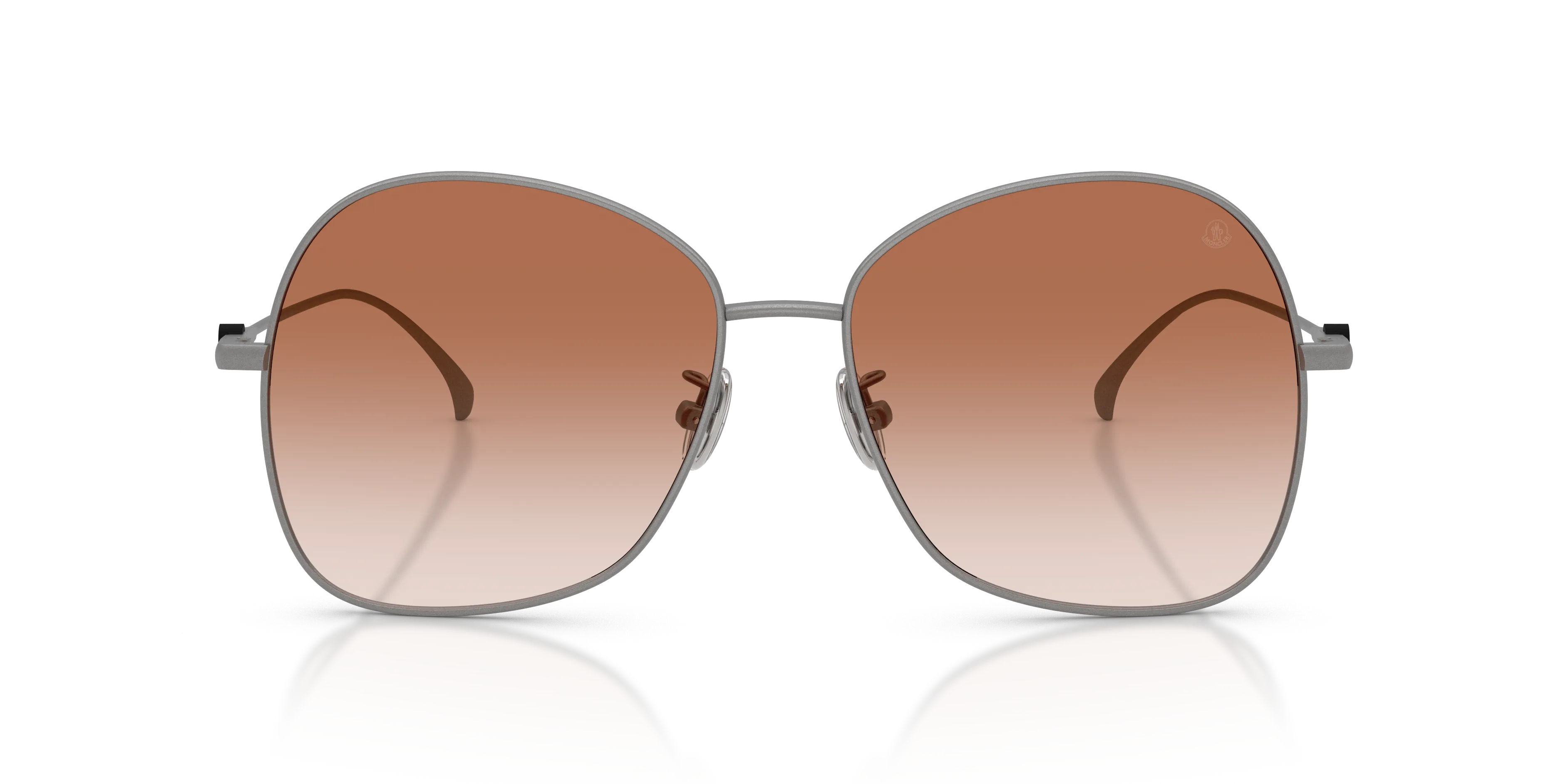 Moncler ME4019T VEYRA 101613 Occhiali da sole Titanio Grigio Rosa Geometrica Normale Sfumato - immagine 3