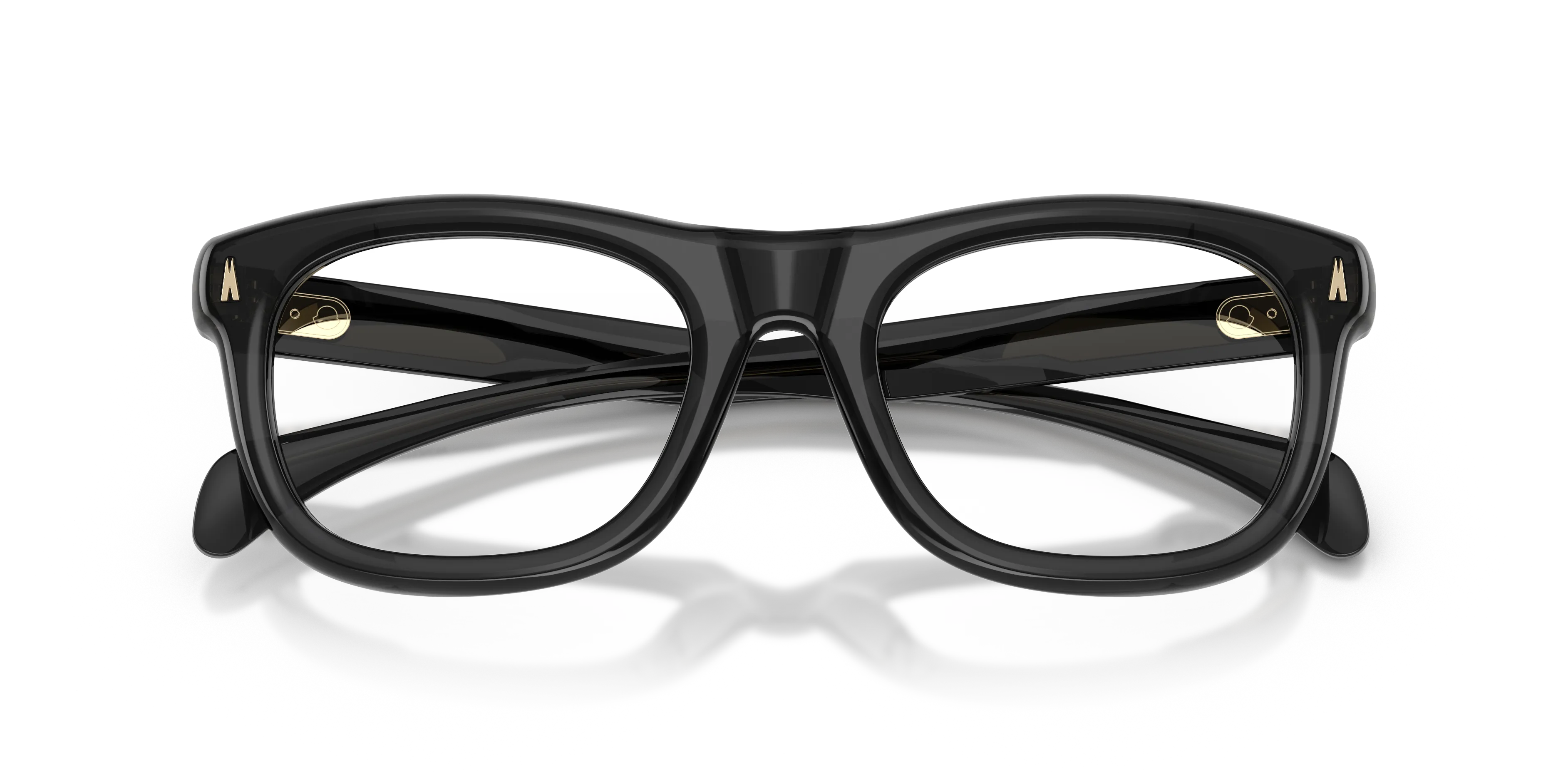 Moncler ME2040 METEORE 3050 Montature da vista Acetato Grigio Trasparente Squadrata Normale - immagine 2
