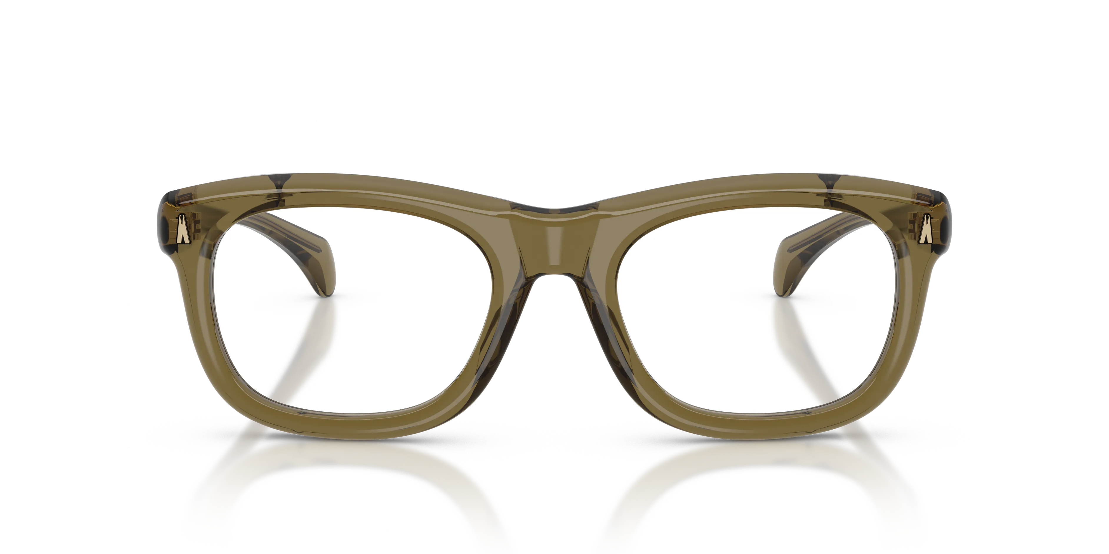 Moncler ME2040 METEORE 3049 Montature da vista Acetato Verde Trasparente Squadrata Normale - immagine 3