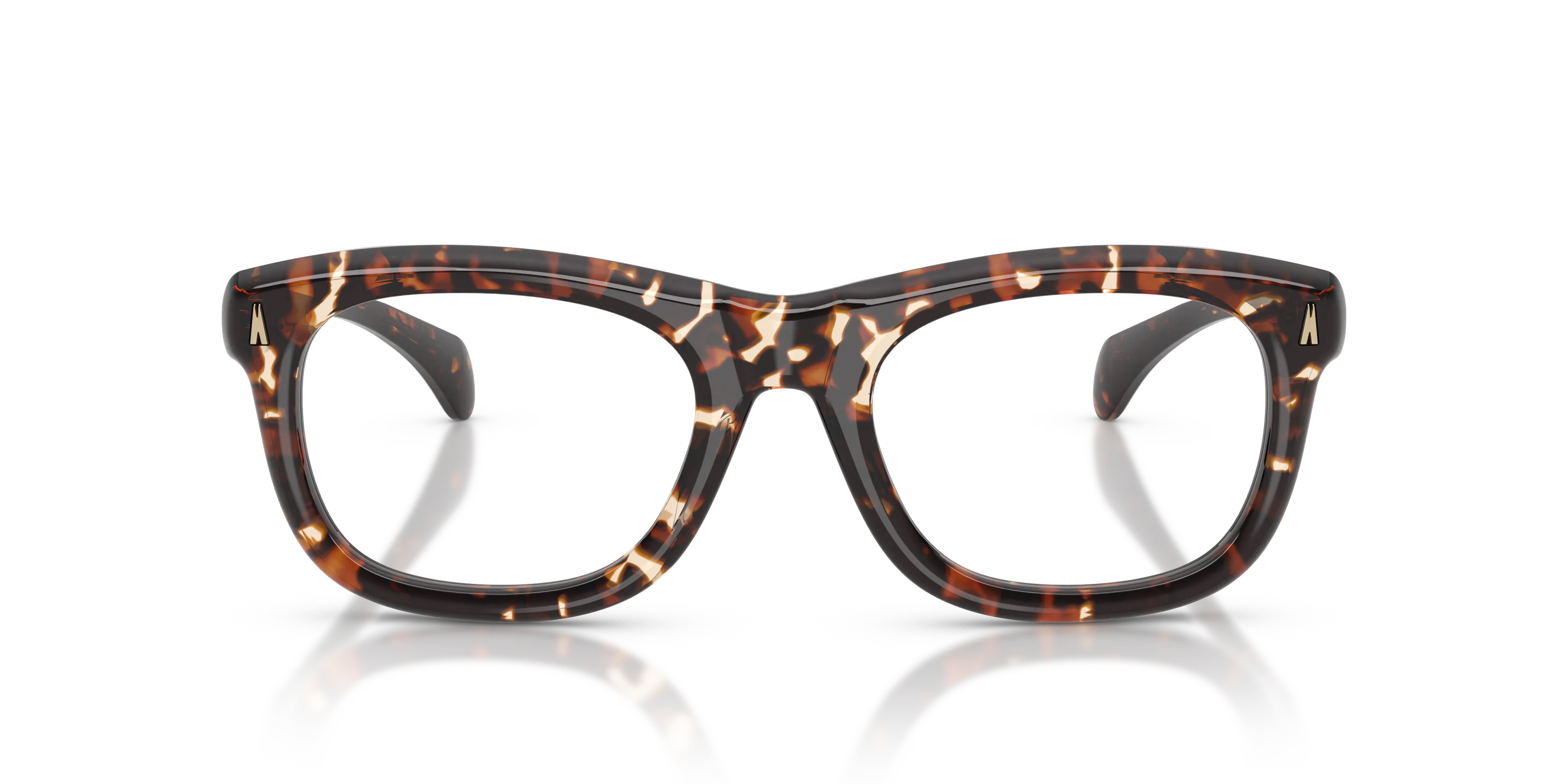 Moncler ME2040 METEORE 3048 Montature da vista Acetato Tartaruga Trasparente Squadrata Normale - immagine 3