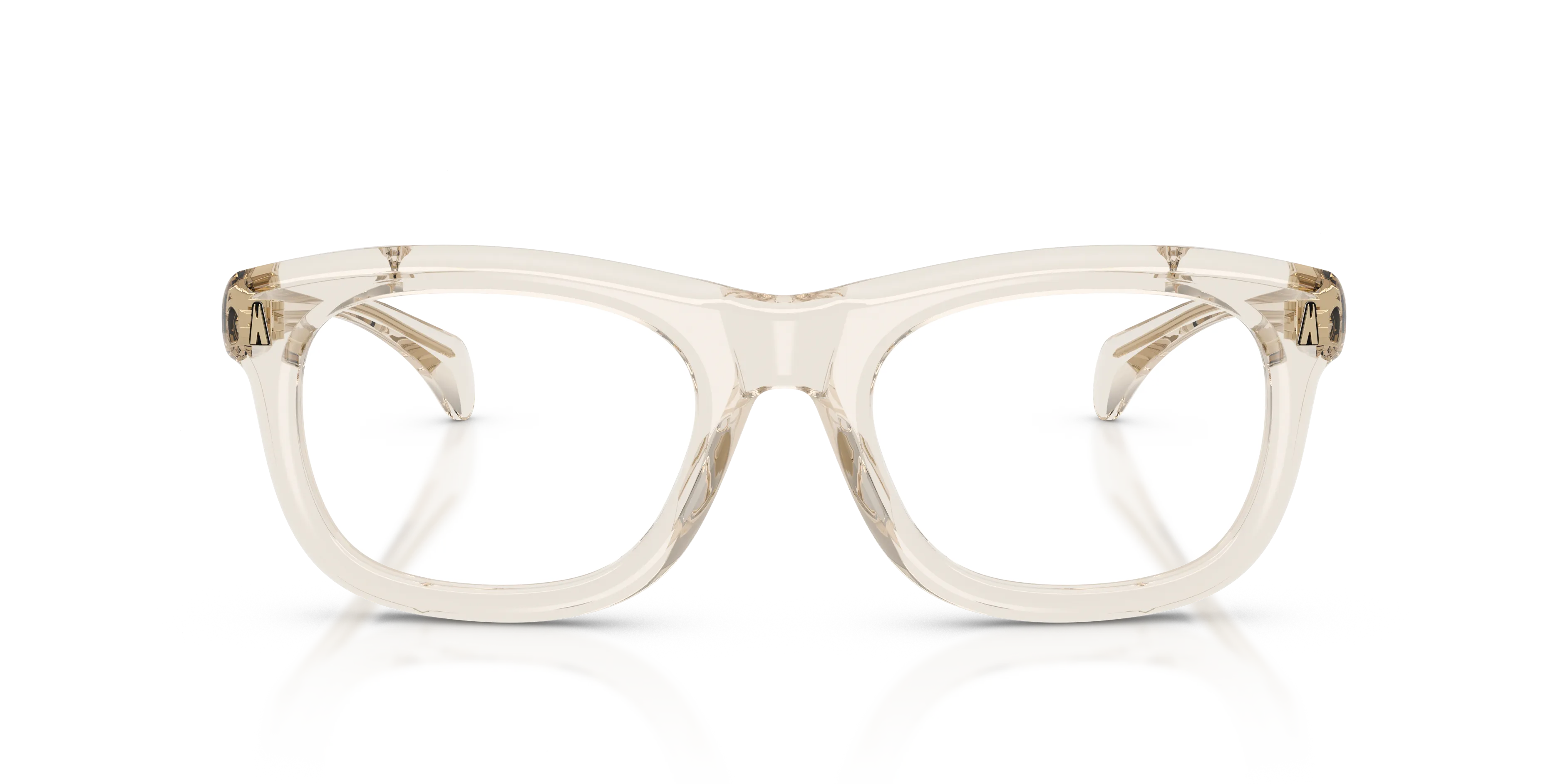 Moncler ME2040 METEORE 3003 Montature da vista Acetato Bianco Trasparente Squadrata Normale - immagine 3