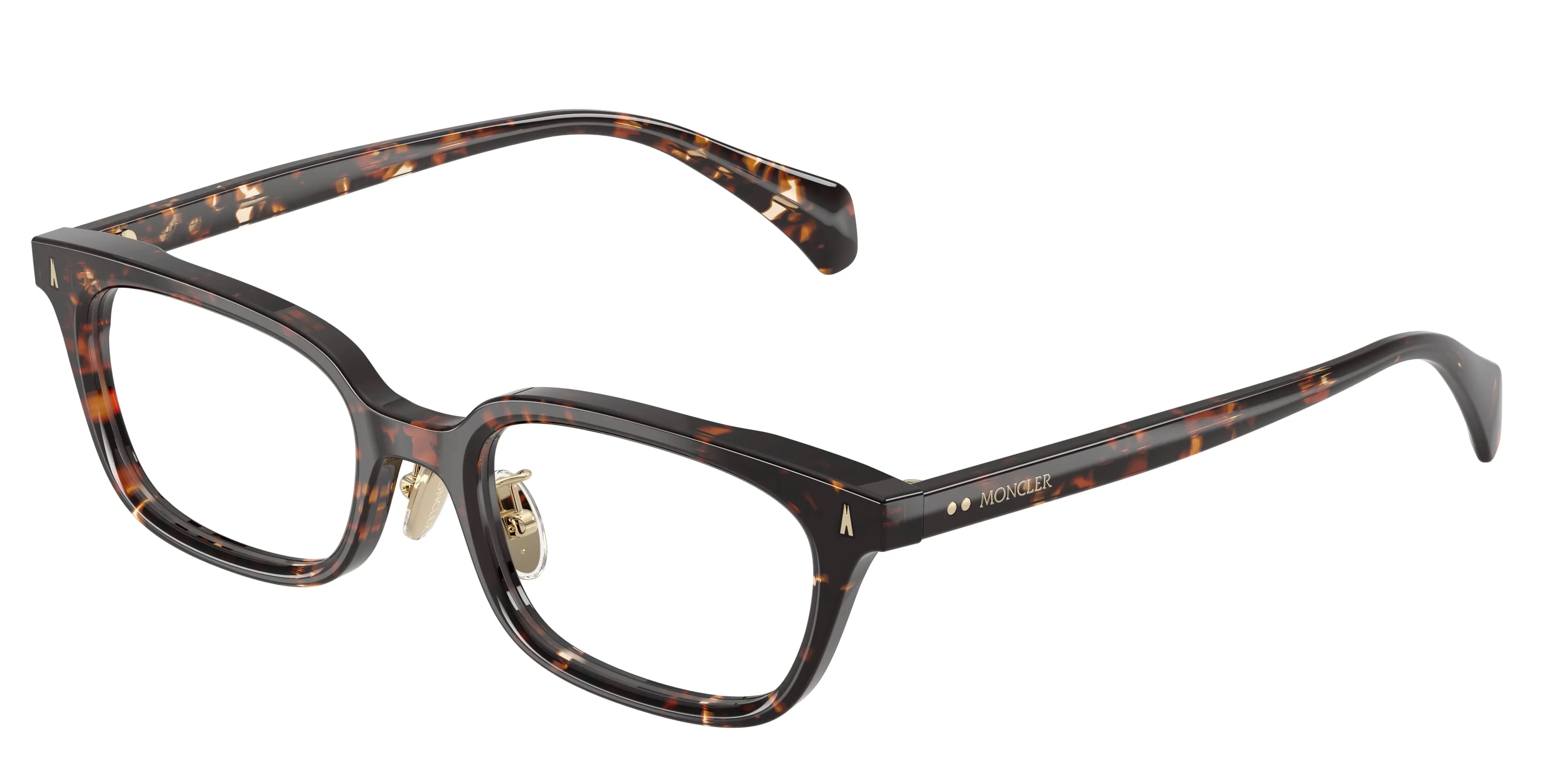 Moncler ME2039D ATELIER 3048 Montature da vista Acetato Tartaruga Trasparente Squadrata Normale - immagine 1