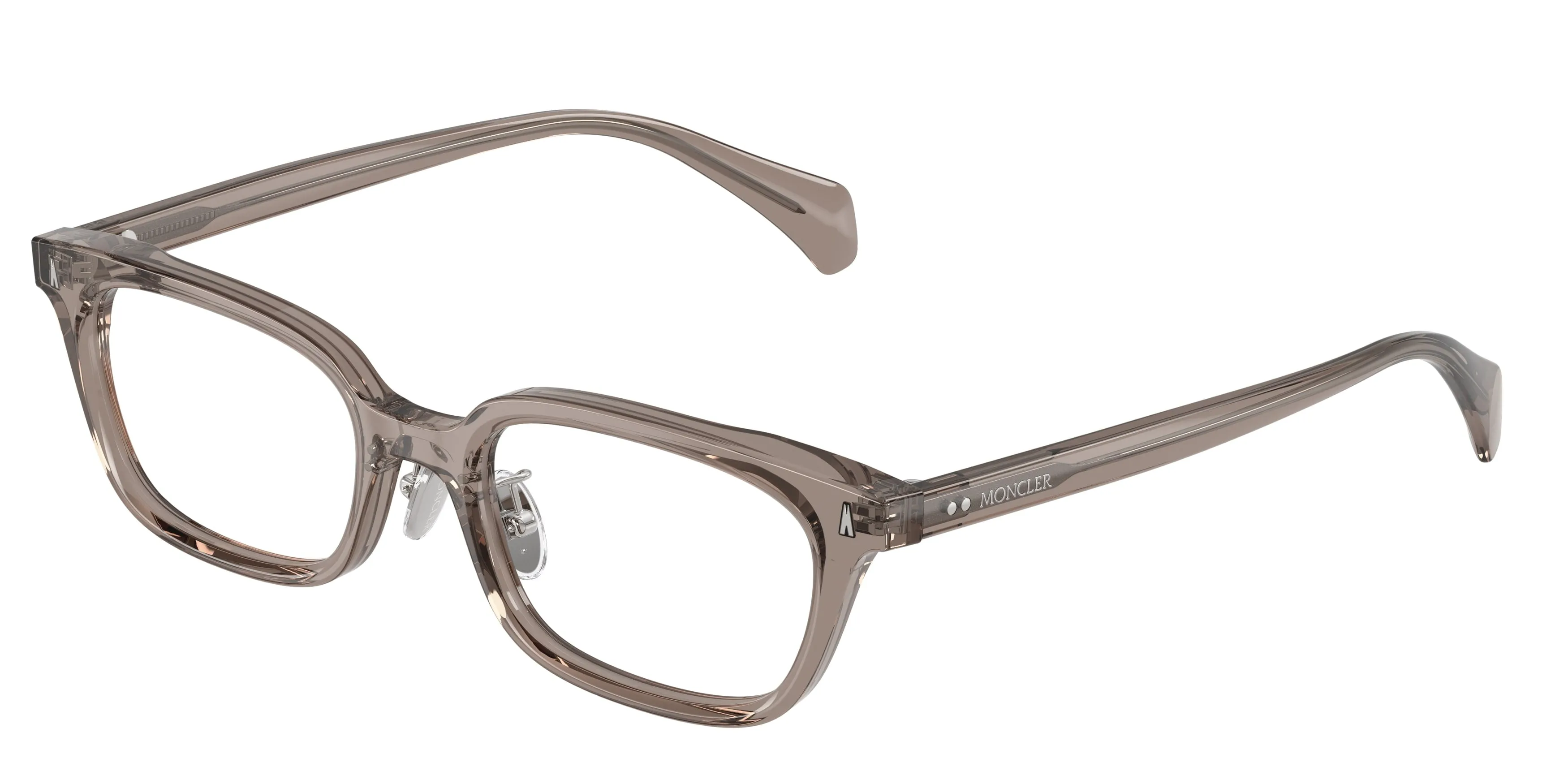 Moncler ME2039D ATELIER 3009 Montature da vista Acetato Grigio Trasparente Squadrata Normale - immagine 1